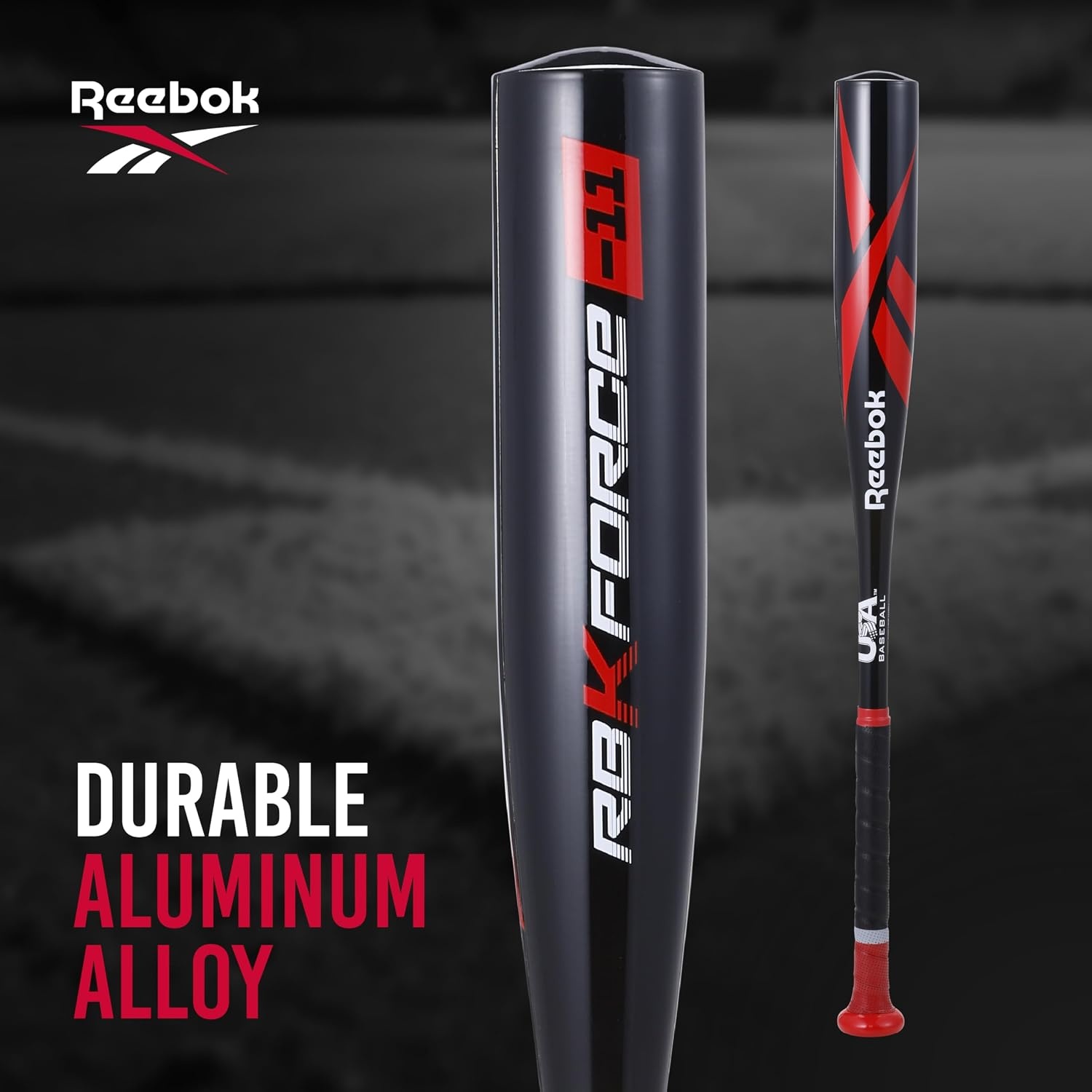 image:imageReebok 26Inch Aluminum TBall Bat Lightweight Youth Baseball BeginnerFriendly Kids amp Youth Includes Balls 26Inch Aluminum Bat for Kids amp YouthBlack