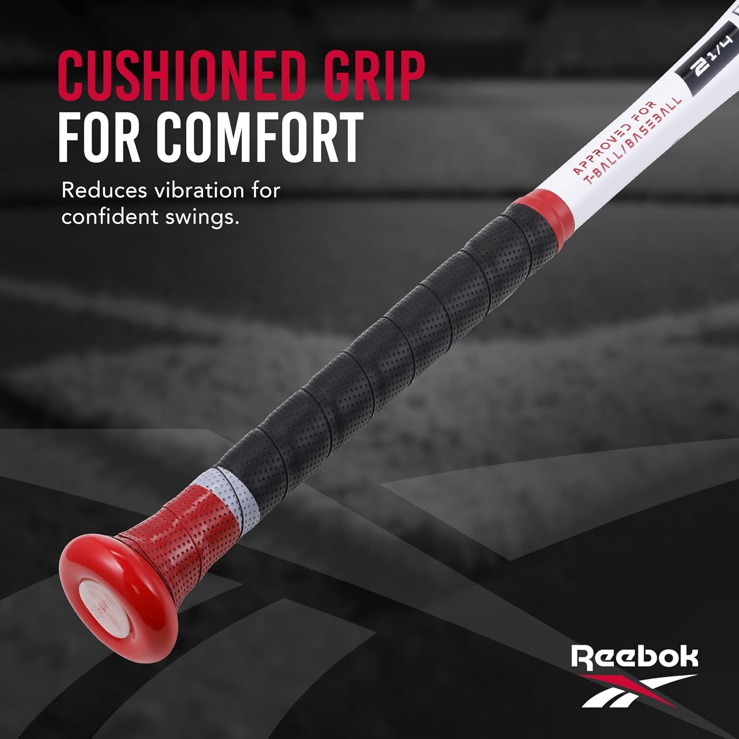image:imageReebok 26Inch Aluminum TBall Bat Lightweight Youth Baseball BeginnerFriendly Kids amp Youth Includes Balls 26Inch Aluminum Bat for Kids amp YouthWhite