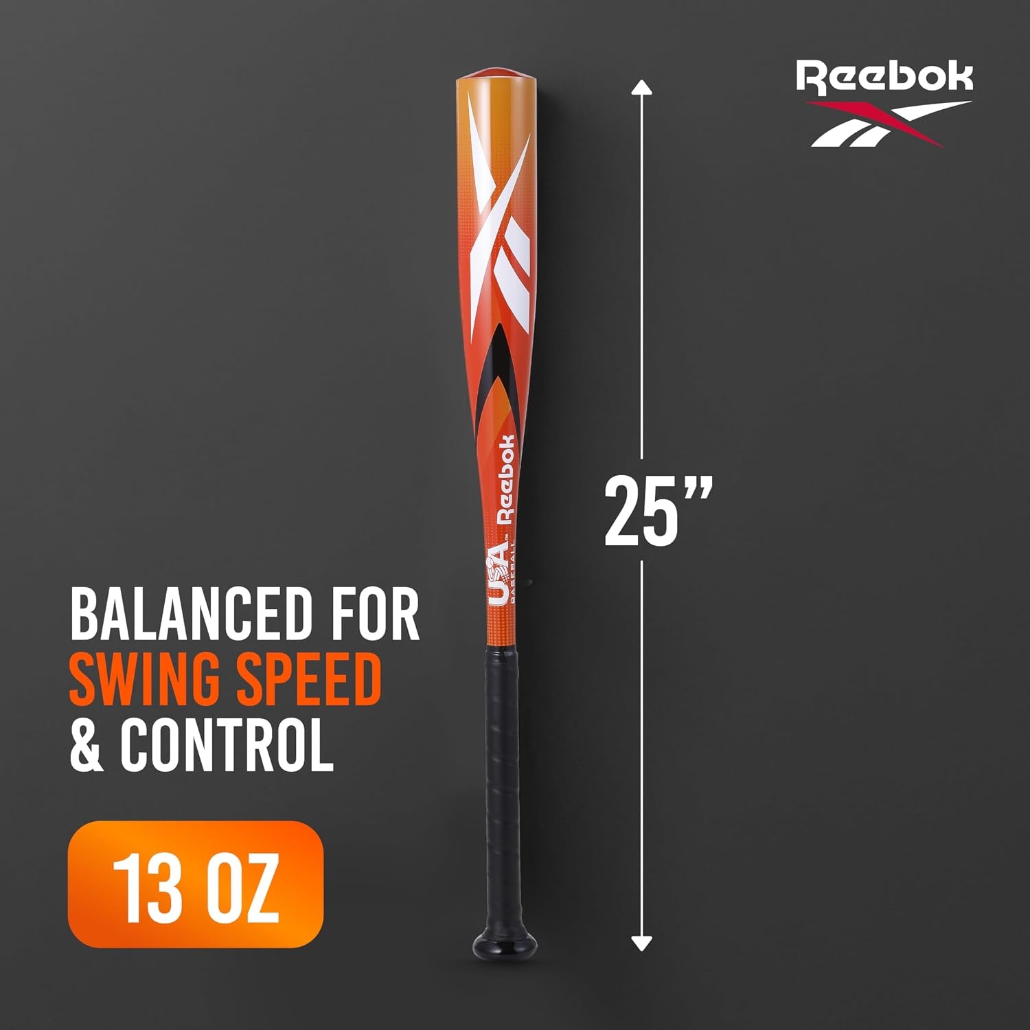 image:imageReebok Aluminum TBall Bat Lightweight Youth BaseballOrange
