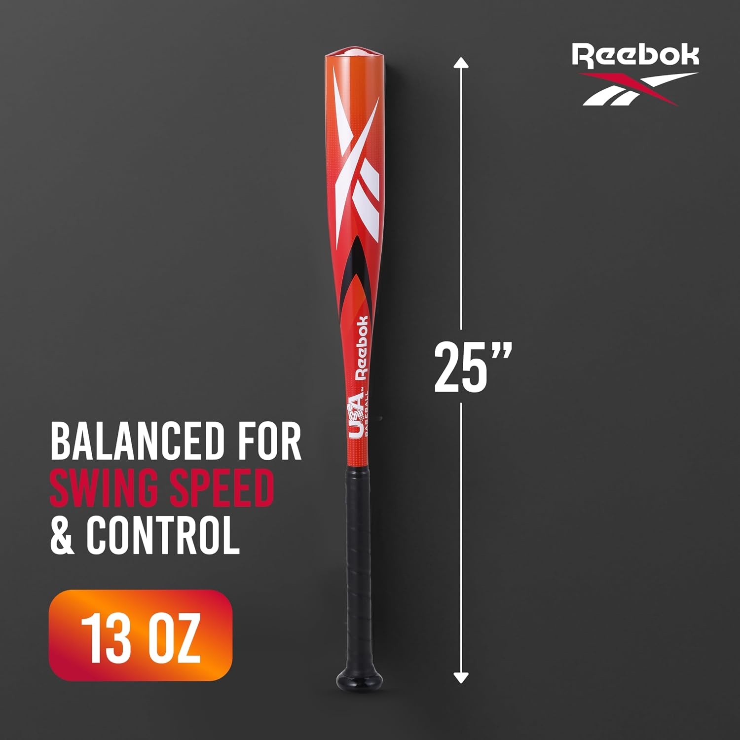 image:imageReebok Aluminum TBall Bat Lightweight Youth BaseballRed