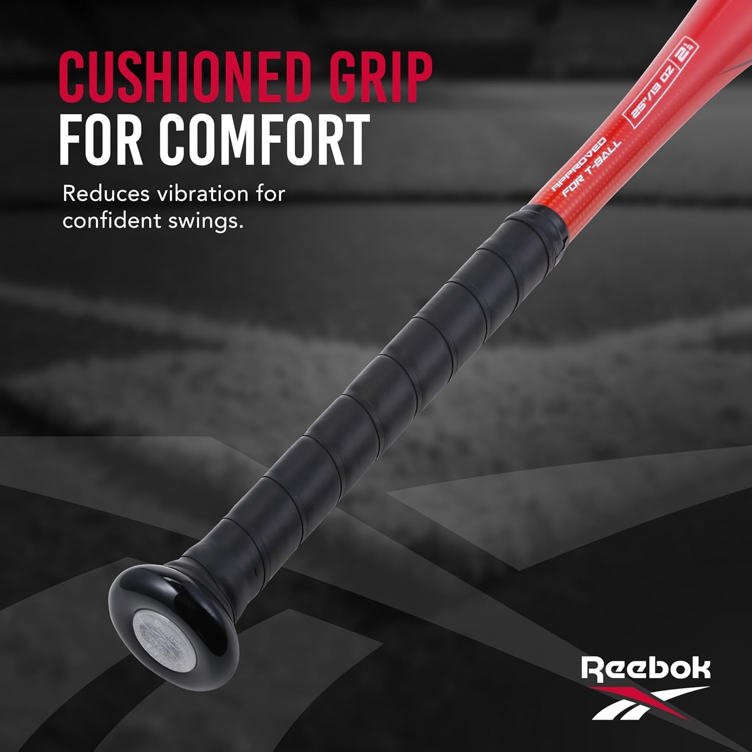 image:imageReebok Aluminum TBall Bat Lightweight Youth BaseballRed