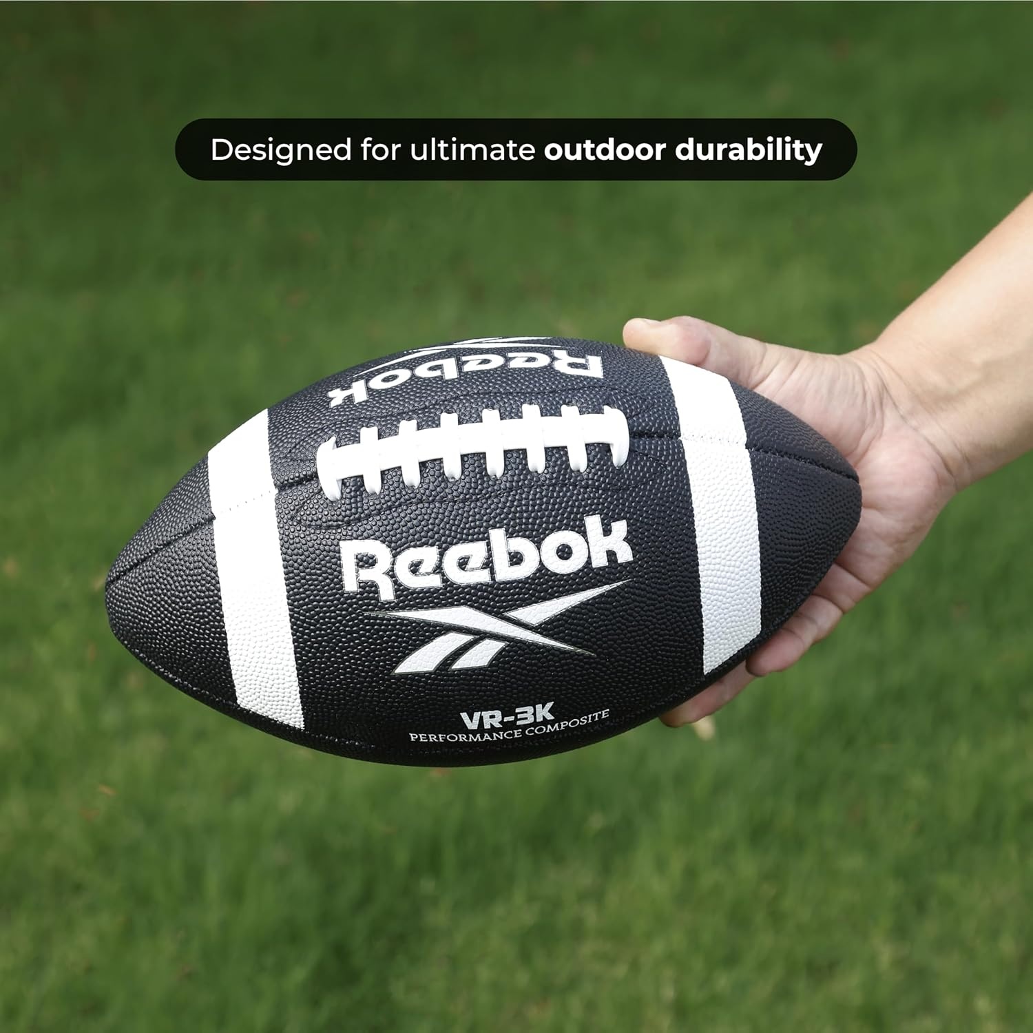 image:imageReebok Football Composite Leather Innovative Soft Grip Technology Cushion Lining Stylish Ideal for SportsBlack