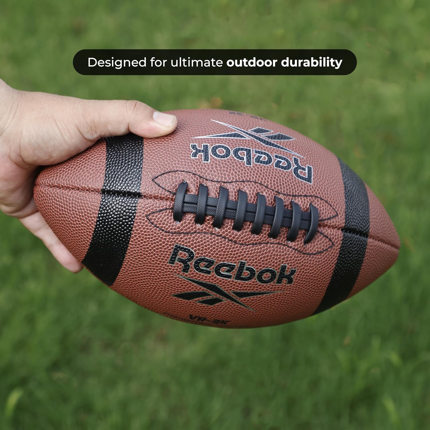 image:imageReebok Football Composite Leather Innovative Soft Grip Technology Cushion Lining Stylish Ideal for SportsBrown