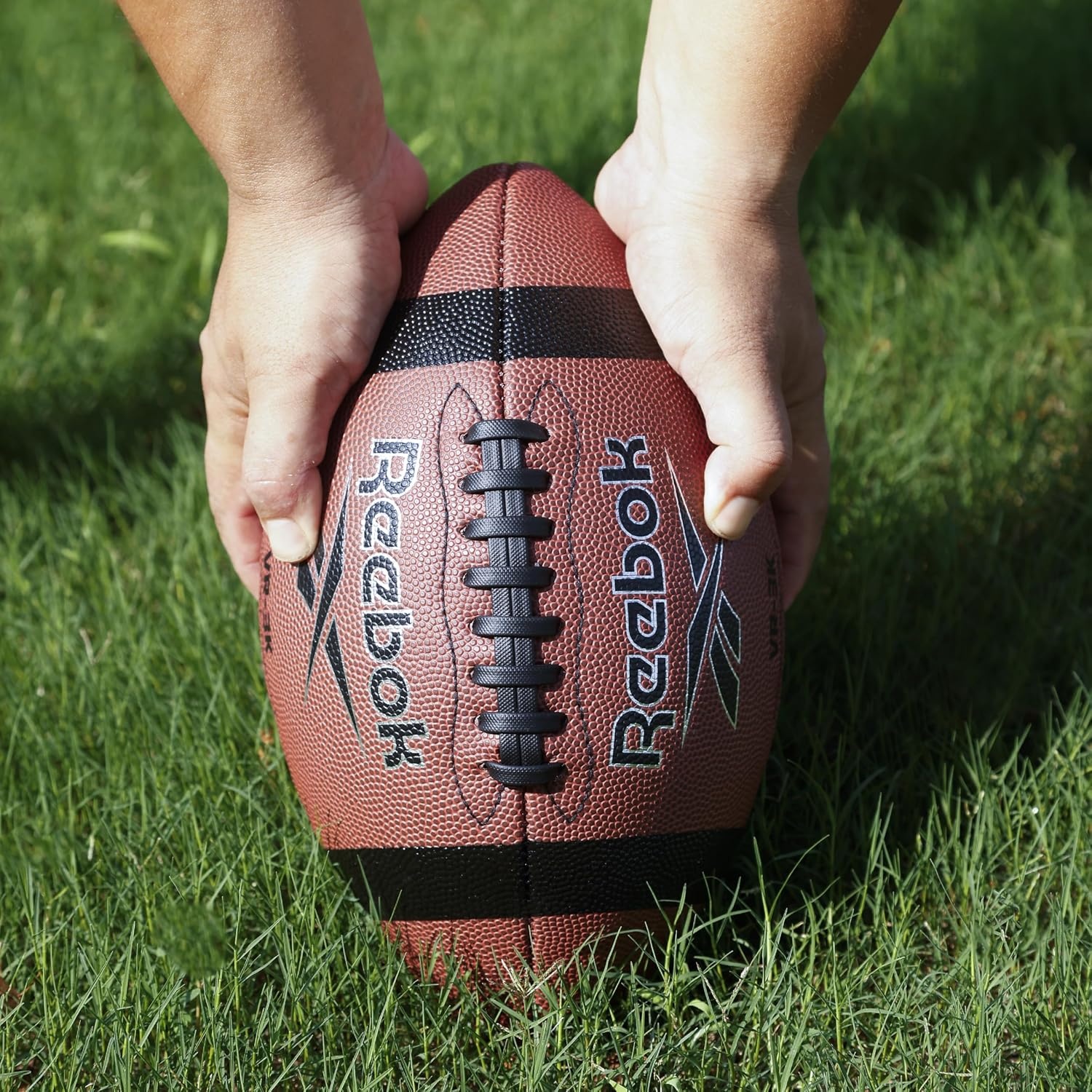 image:imageReebok Football Composite Leather Innovative Soft Grip Technology Cushion Lining Stylish Ideal for SportsBrown