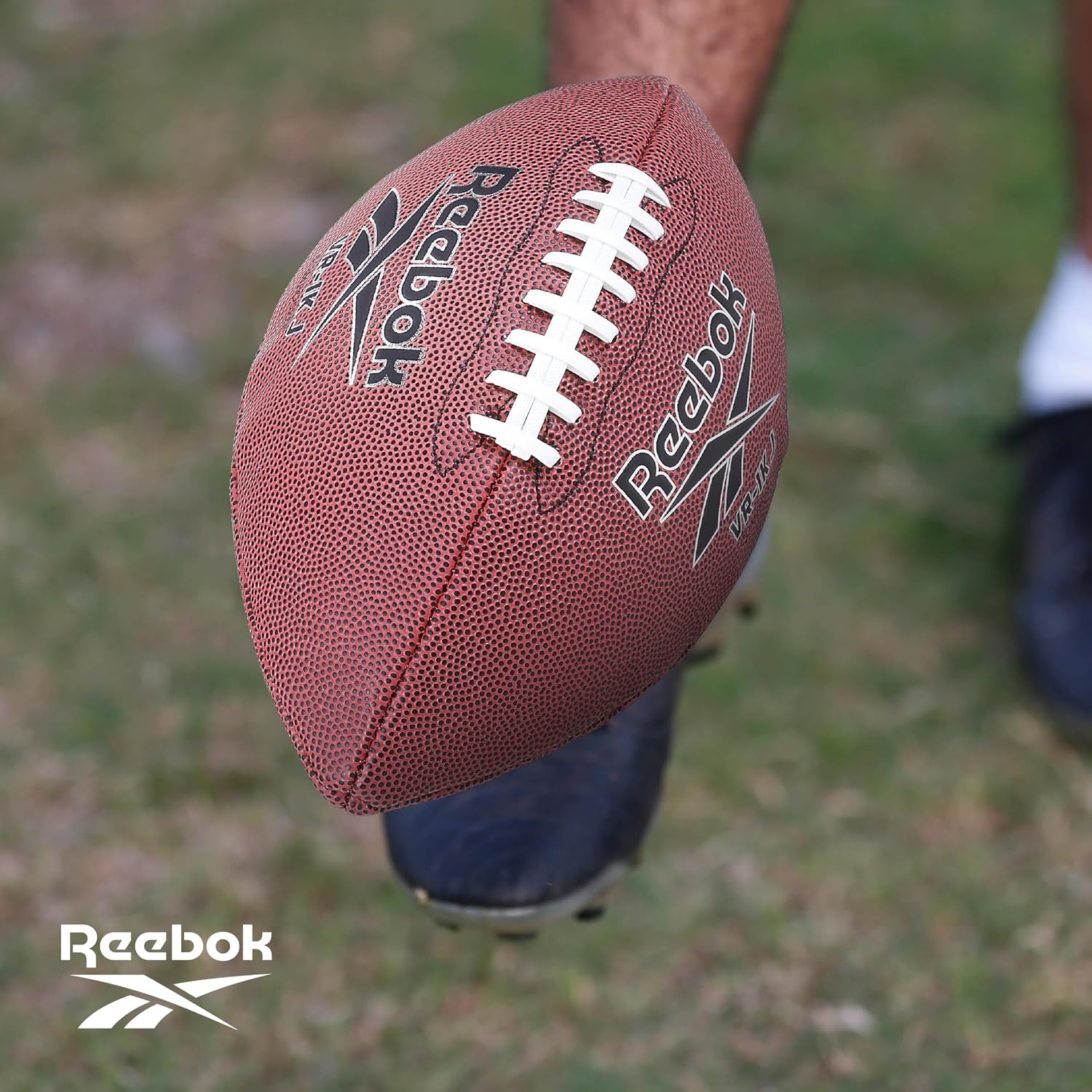 image:imageReebok Junior Football Composite Leather with Pump amp Needle Lightweight Design Junior Walnut Size 6 Stylish amp Lightweight