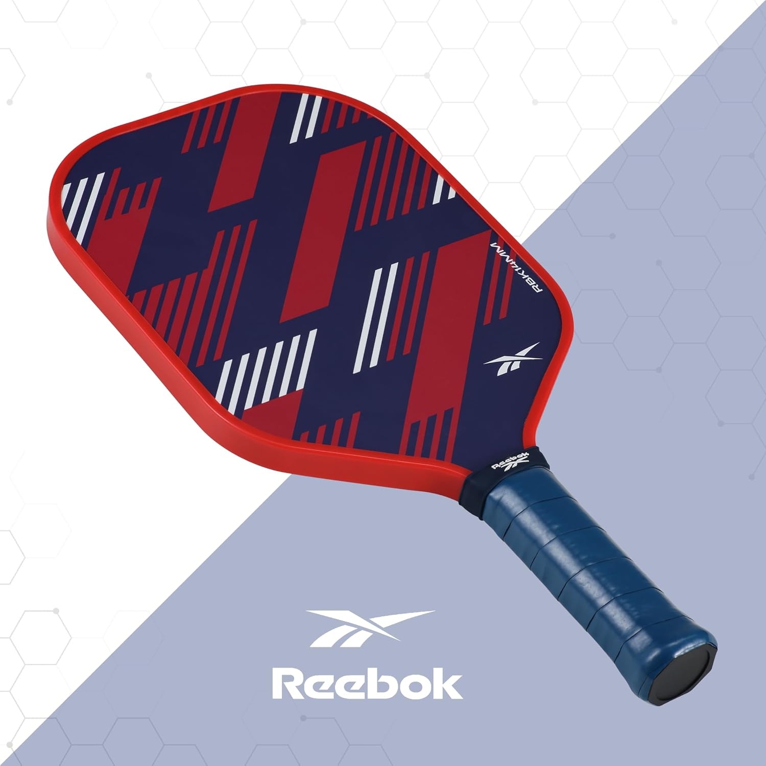 image:imageReebok Pickleball Set for 2 Players Includes 2 Paddles with Cushion Grip and 2 LightUp Balls Perfect for Night Play Durable Engineered for Sports EnthusiastsNavyRed