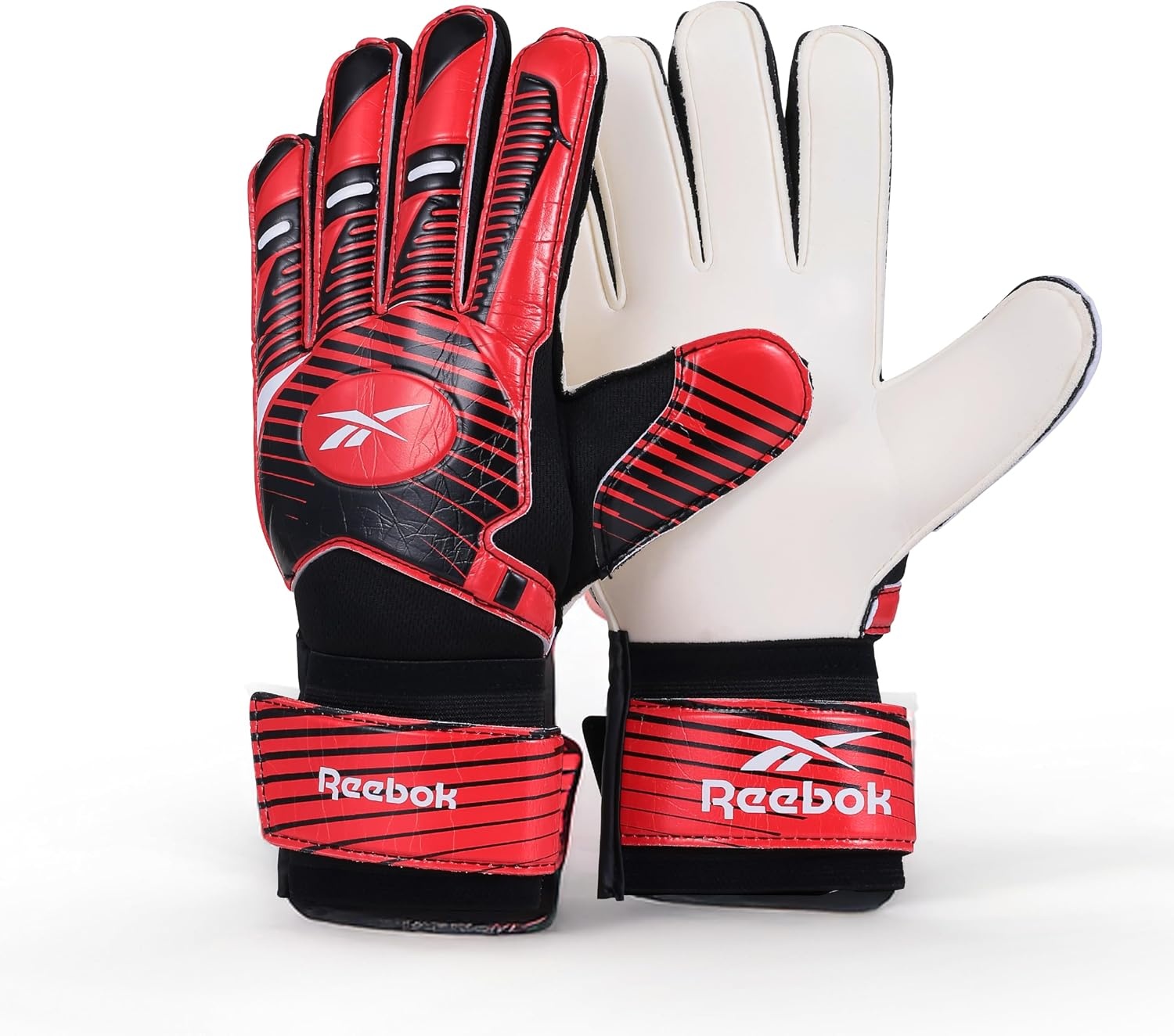 image:imageReebok Soccer Goalie Gloves Goalkeeper Gloves with Breathable Design Comfortable Fit amp High ProtectionRed
