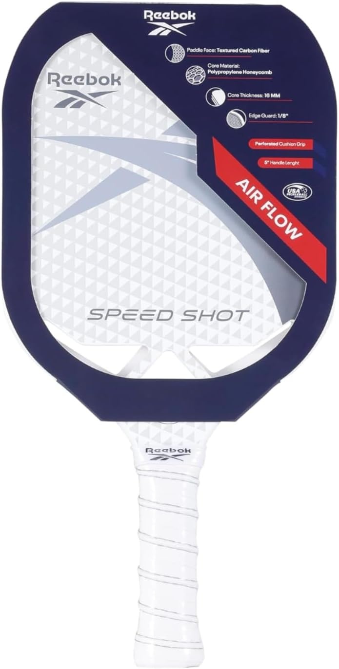 image:imageReebok Speed Pro Paddle Comfort Grip Handle amp Lightweight DesignWhiteGray
