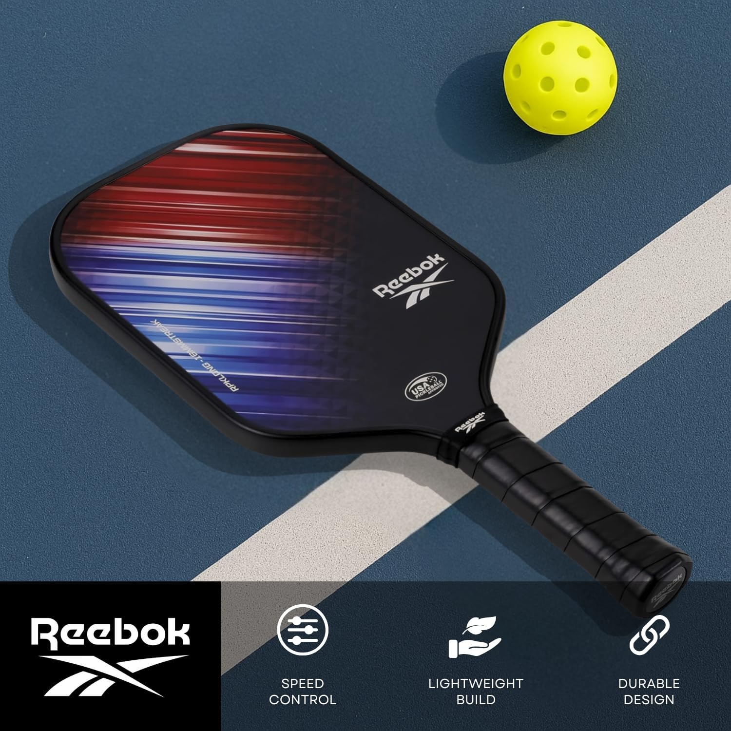 image:imageReebok Pickleball Paddle Lightweight amp Durable Design for All Skill Levels Engineered for Power Control amp PrecisionComplete Sets