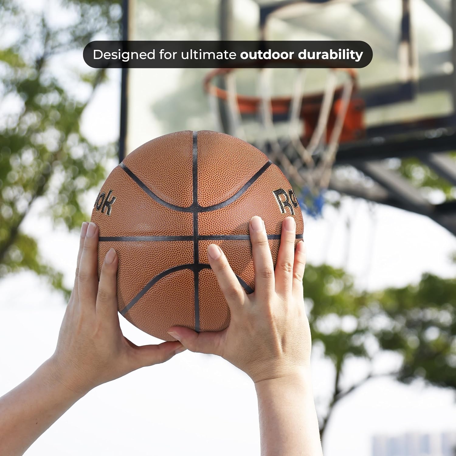 image:imageReebok VR Pro Cushion Rubber Basketball GripEnhanced Outdoor ActivityWalnut