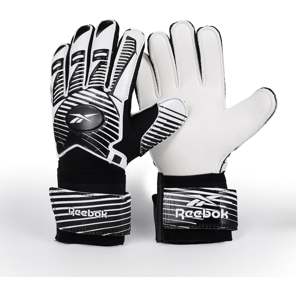 image:imageReebok  Soccer Goalie Gloves Goalkeeper Gloves with Breathable Design Comfortable Fit amp High ProtectionWhite