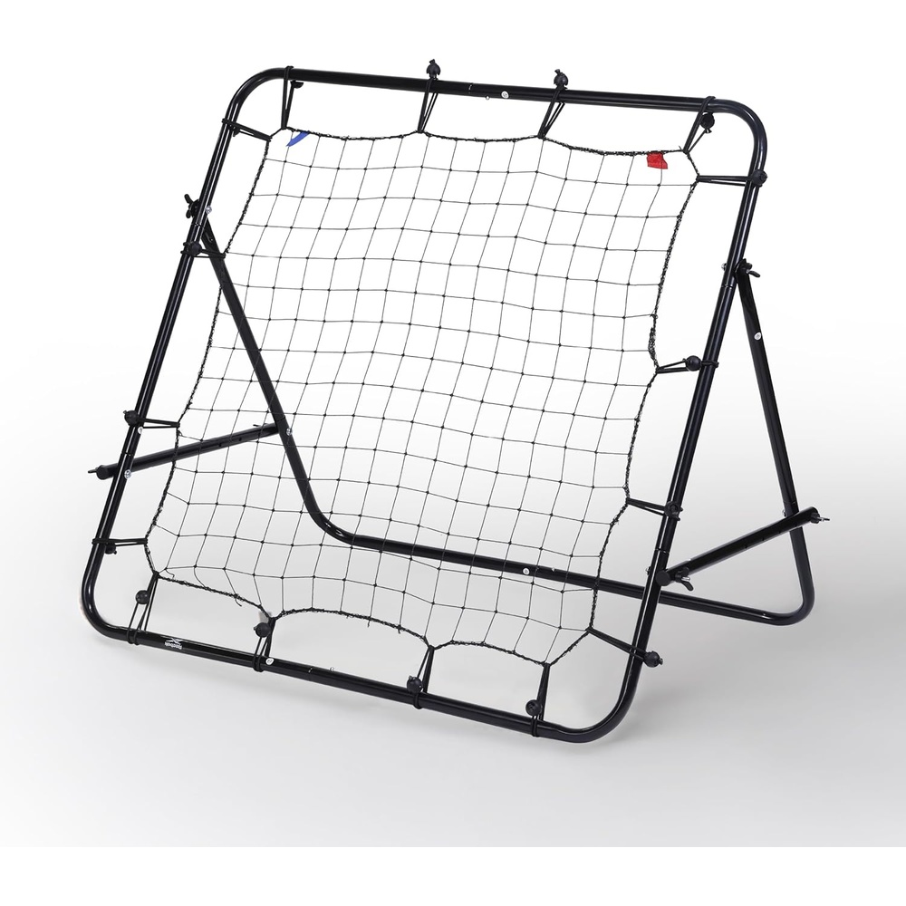image:imageReebok Soccer Rebounder Portable Training Net for Practice Drills Portable Training Net Angled Rebound Surface Quick Setup Helps Practice Passing Shooting Ball Control and Reactions