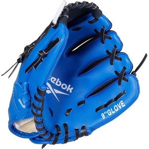 Reebok – Youth Baseball Glove Set, 9-Inch Kids Sports Glove with Foam Ball, Training Mitt for Beginners, Practice & Backyard Play(Blue)