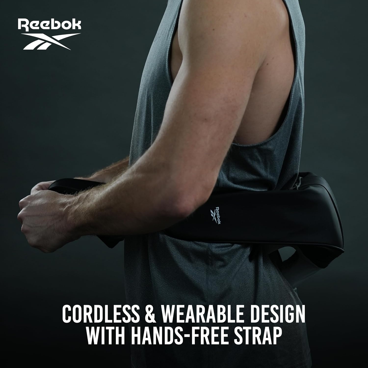 image:imageReebok Shiatsu Neck and Shoulder Massager with Heat and Deep Kneading Neck Shoulder Back Relief Home Office Car Use Easy Portable Personal Care Compact Storage