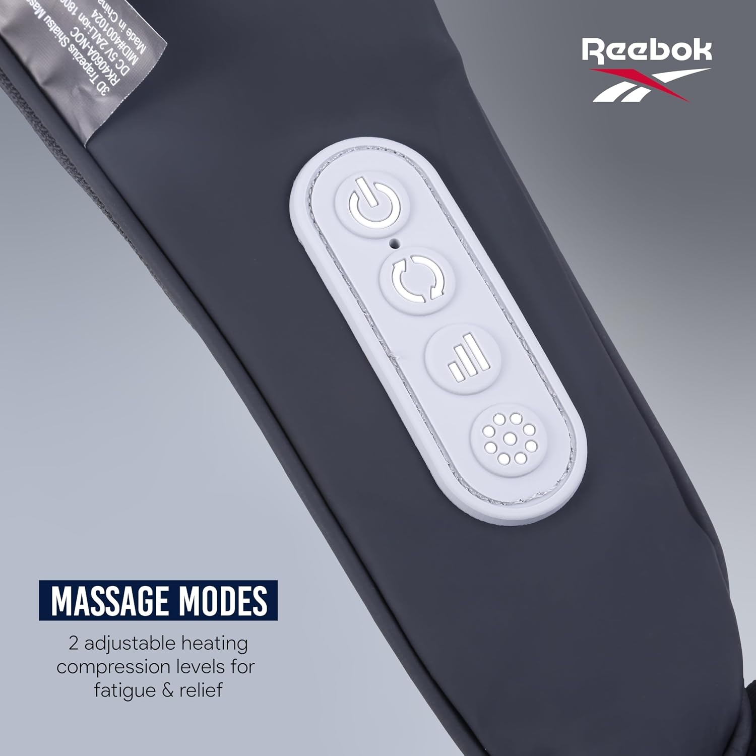 image:imageReebok Shiatsu Neck and Shoulder Massager with Heat and Deep Kneading Neck Shoulder Back Relief Home Office Car Use Easy Portable Personal Care Compact Storage
