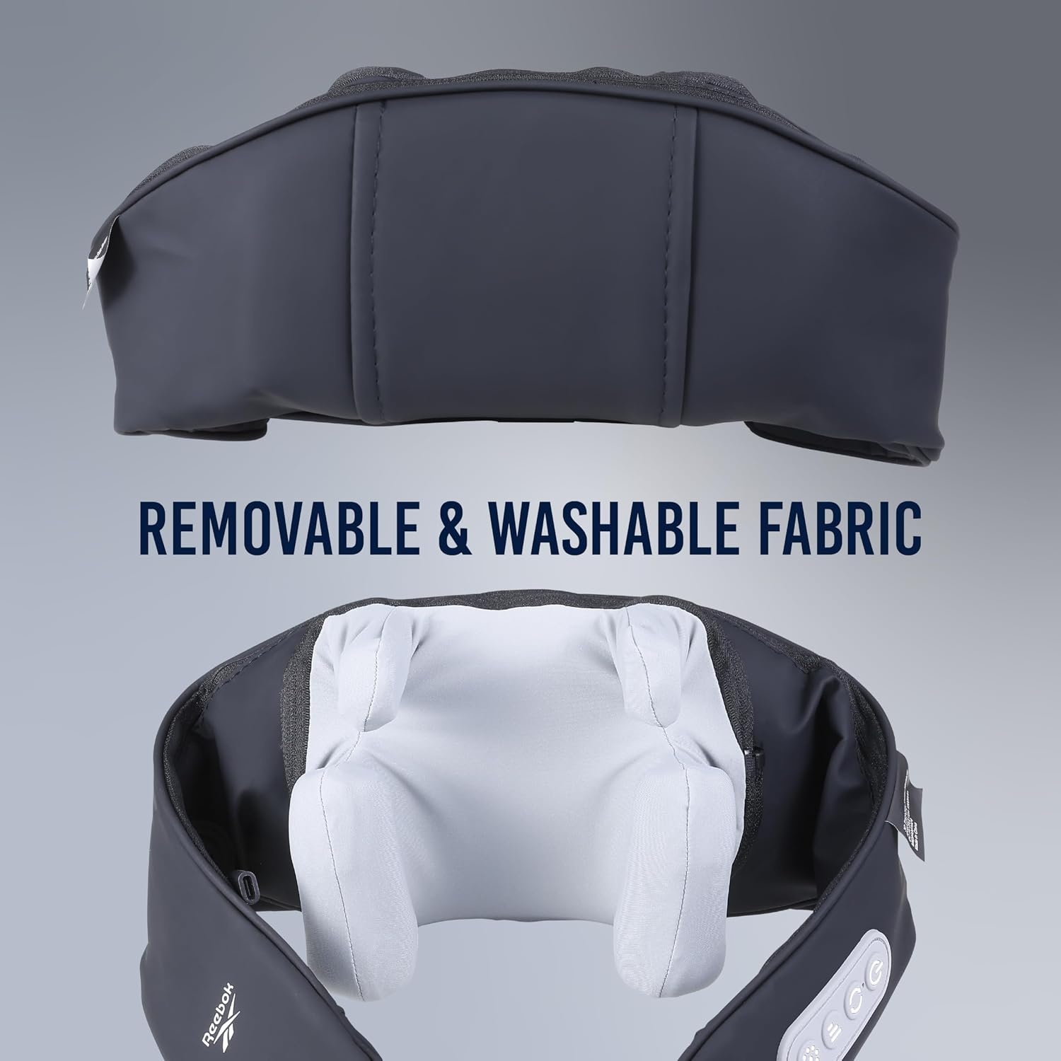 image:imageReebok Shiatsu Neck and Shoulder Massager with Heat and Deep Kneading Neck Shoulder Back Relief Home Office Car Use Easy Portable Personal Care Compact Storage