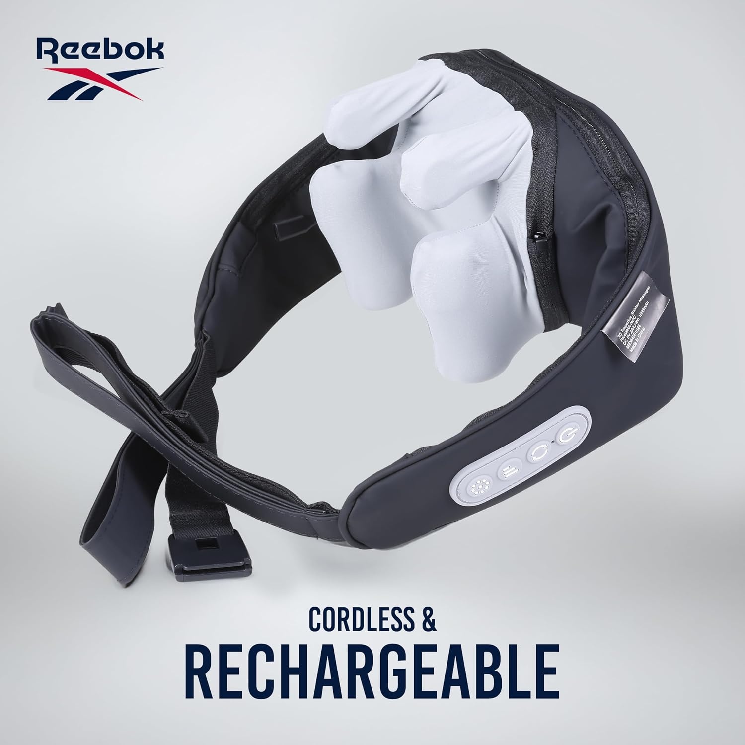 image:imageReebok Shiatsu Neck and Shoulder Massager with Heat and Deep Kneading Neck Shoulder Back Relief Home Office Car Use Easy Portable Personal Care Compact Storage