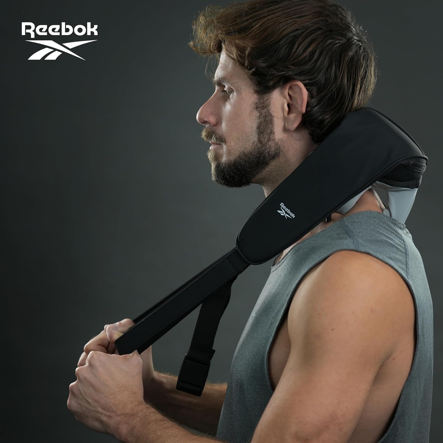 image:imageReebok Shiatsu Neck and Shoulder Massager with Heat and Deep Kneading Neck Shoulder Back Relief Home Office Car Use Easy Portable Personal Care Compact Storage