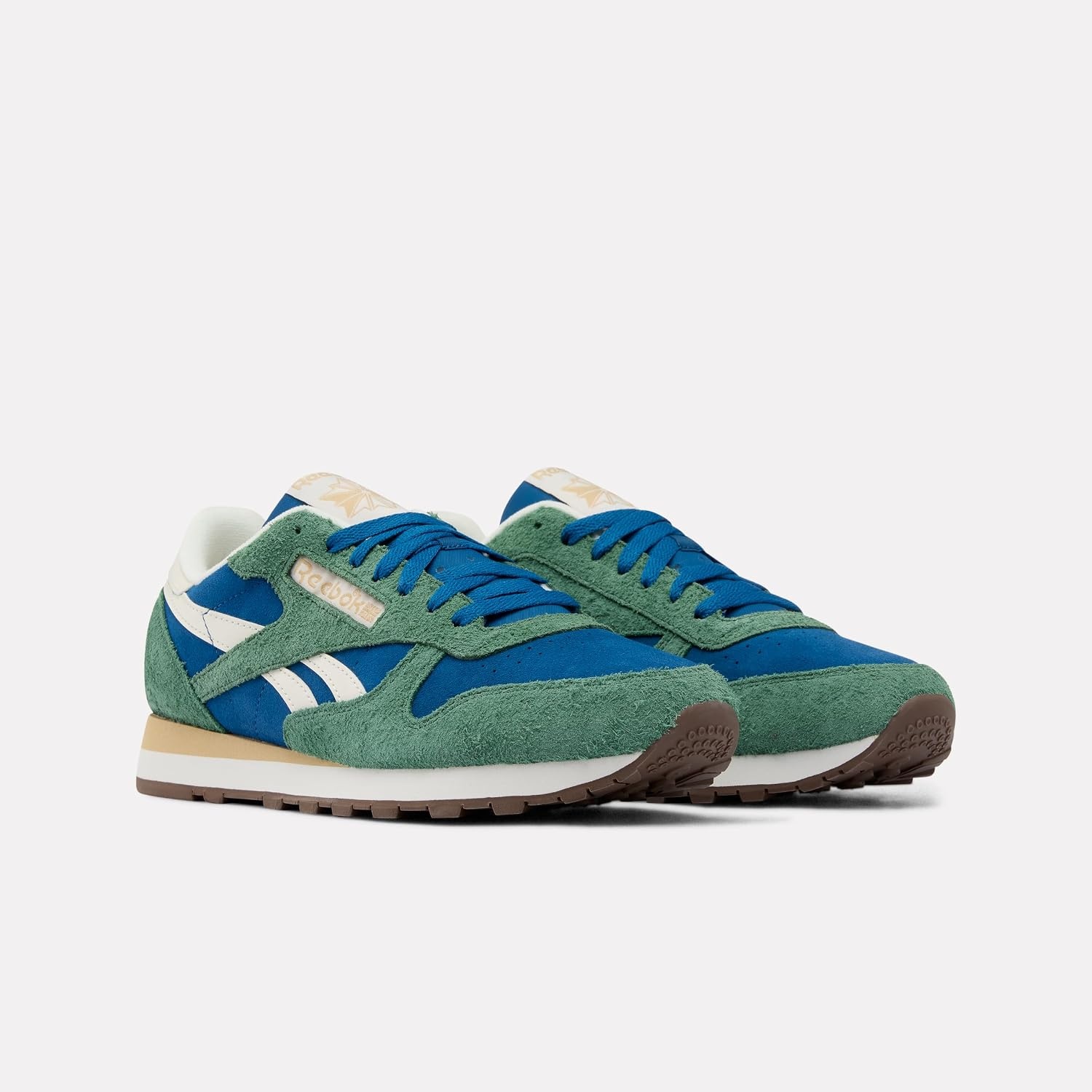 image:imageReebok Classic Nylon Womens Sneakers Casual Tennis Shoes WomenAthleticblue Fieldgreen Chalk
