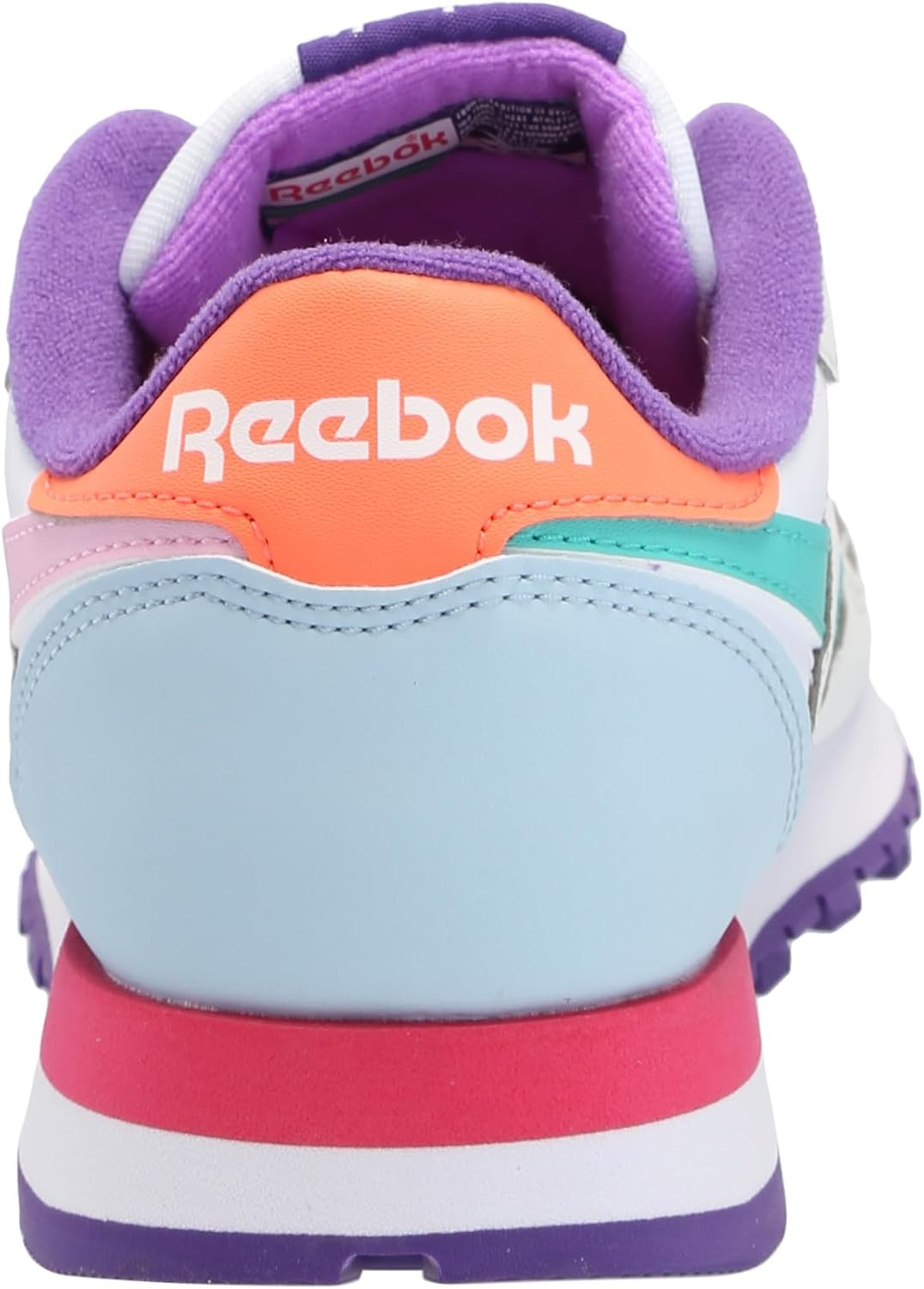 image:imageReebok Classic Nylon Womens Sneakers Casual Tennis Shoes WomenBarely GreyDynamic PurpleBold Pink