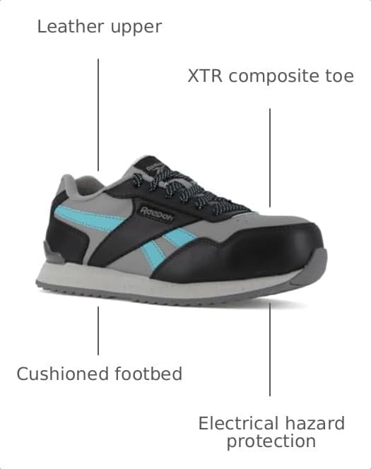 image:imageReebok Classic Nylon Womens Sneakers Casual Tennis Shoes WomenBlackGum