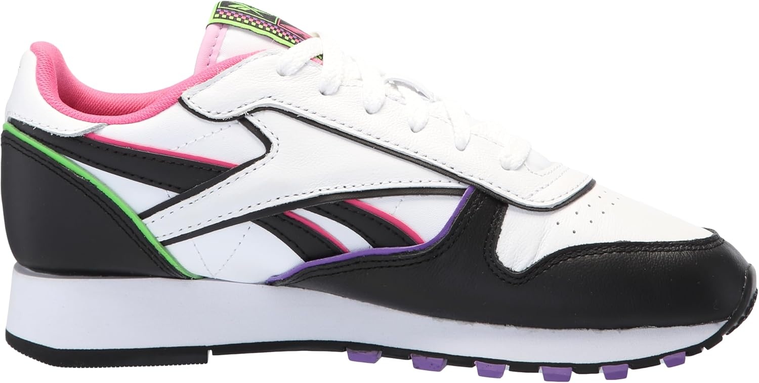 image:imageReebok Classic Nylon Womens Sneakers Casual Tennis Shoes WomenBlackWhitePink