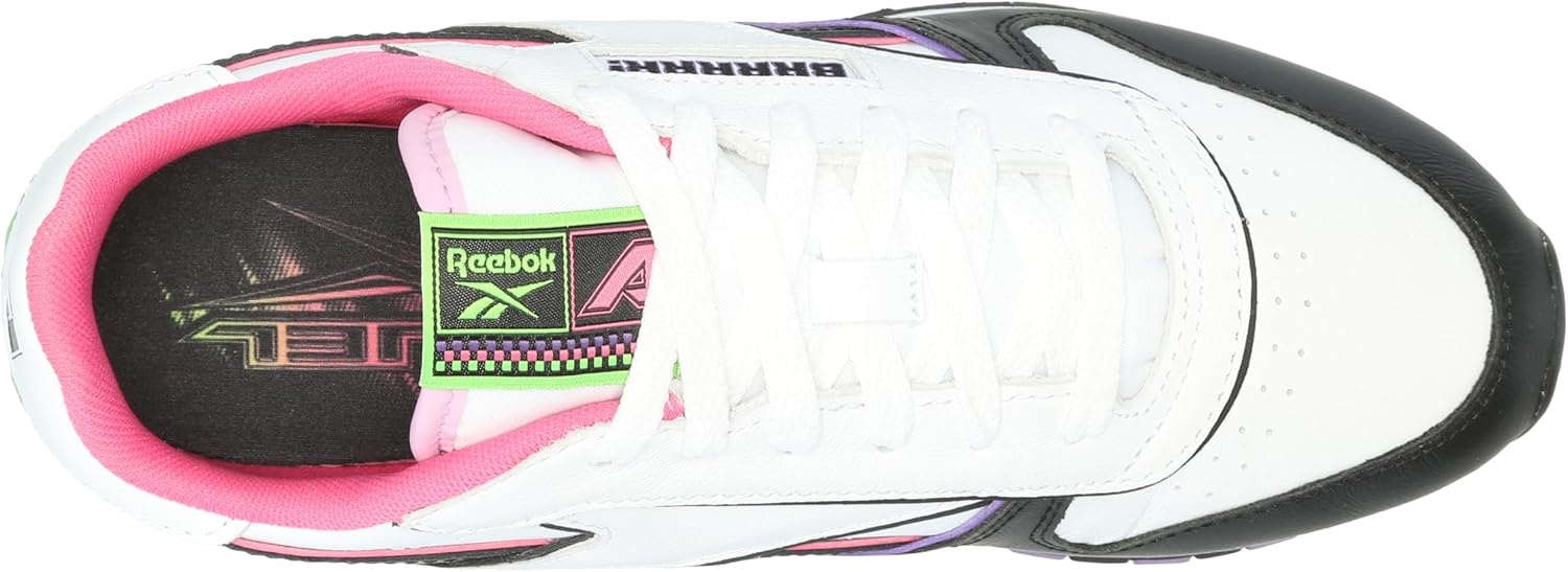 image:imageReebok Classic Nylon Womens Sneakers Casual Tennis Shoes WomenBlackWhitePink