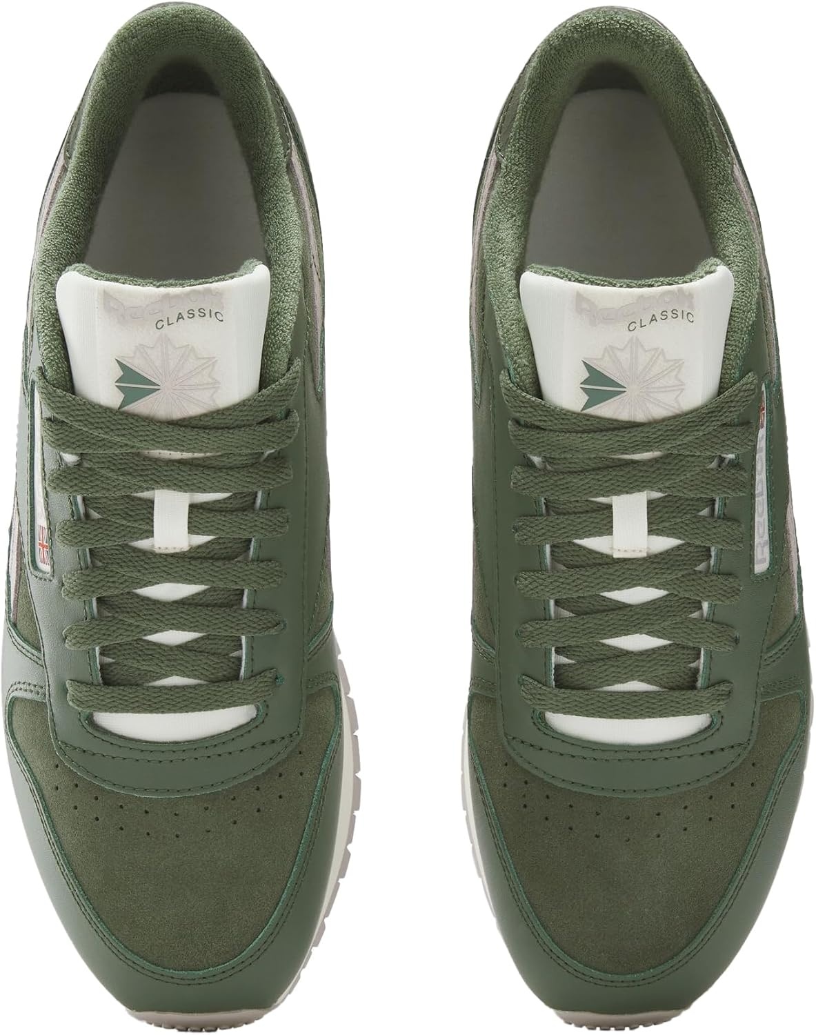 image:imageReebok Classic Nylon Womens Sneakers Casual Tennis Shoes WomenBreakawaygreen Breakawaygreen Hazygrey