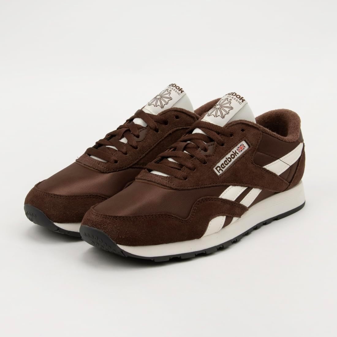 image:imageReebok Classic Nylon Womens Sneakers Casual Tennis Shoes WomenCampus Brown Campus Brown Chalk