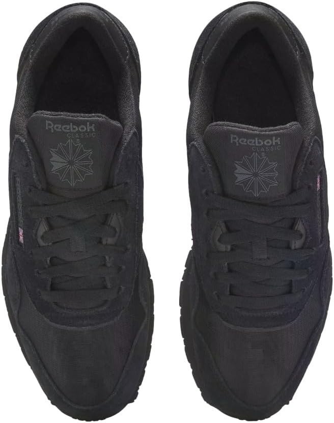 image:imageReebok Classic Nylon Womens Sneakers Casual Tennis Shoes WomenCblack Cblack Purgry