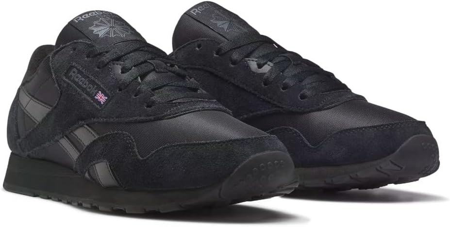image:imageReebok Classic Nylon Womens Sneakers Casual Tennis Shoes WomenCblack Cblack Purgry