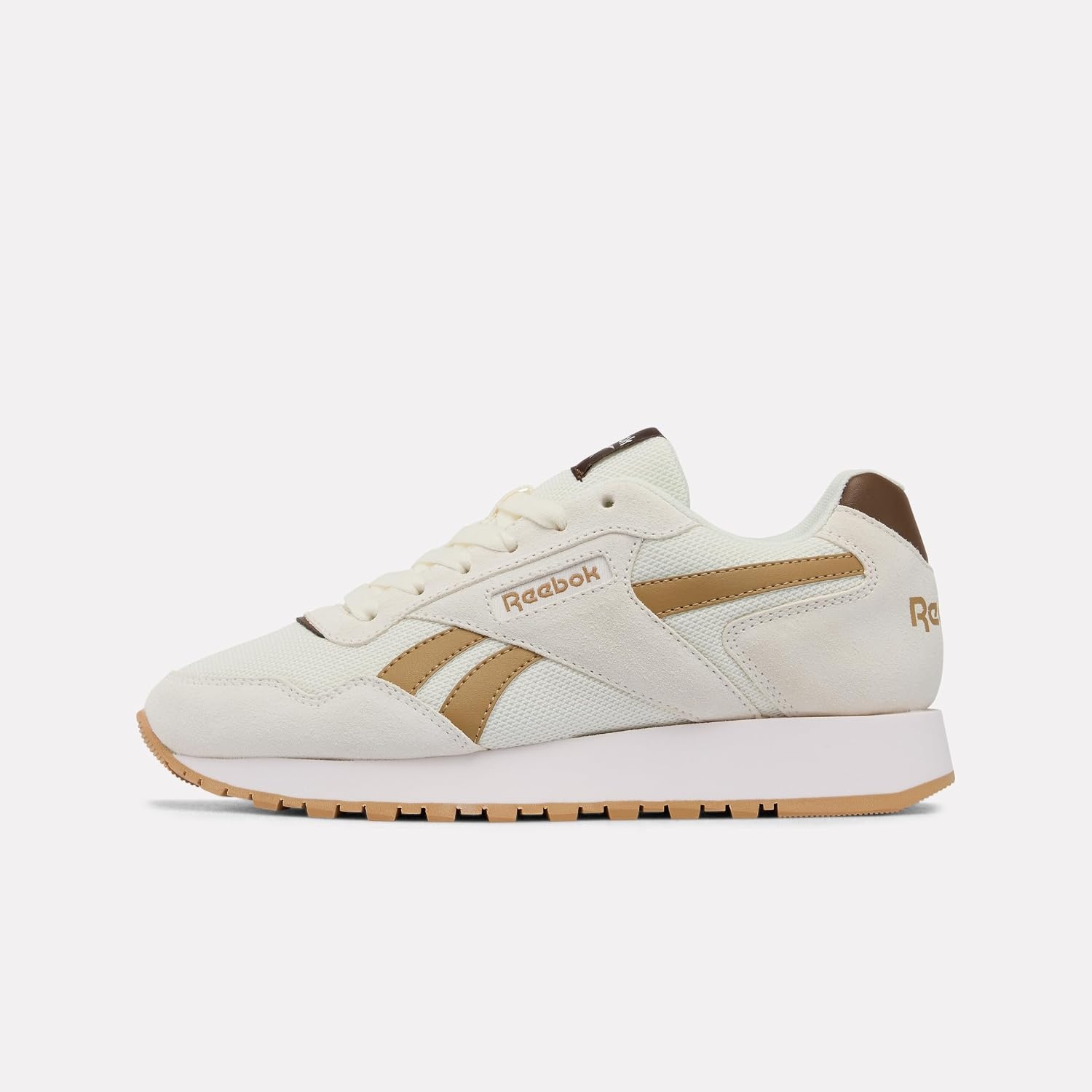 image:imageReebok Classic Nylon Womens Sneakers Casual Tennis Shoes WomenChalk Gingerroot Simplebrown