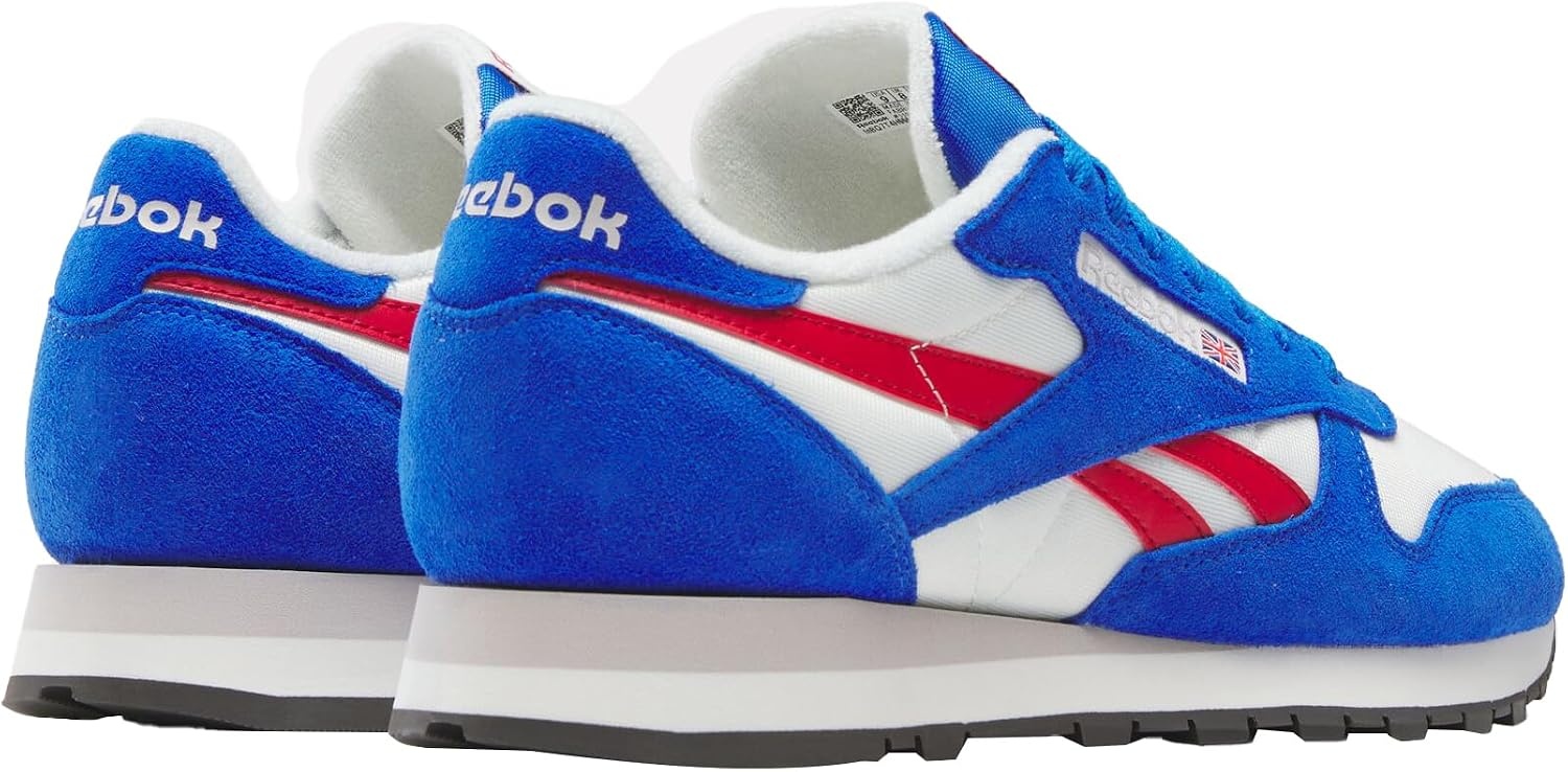 image:imageReebok Classic Nylon Womens Sneakers Casual Tennis Shoes WomenChalk Optimum Blue Vector Red
