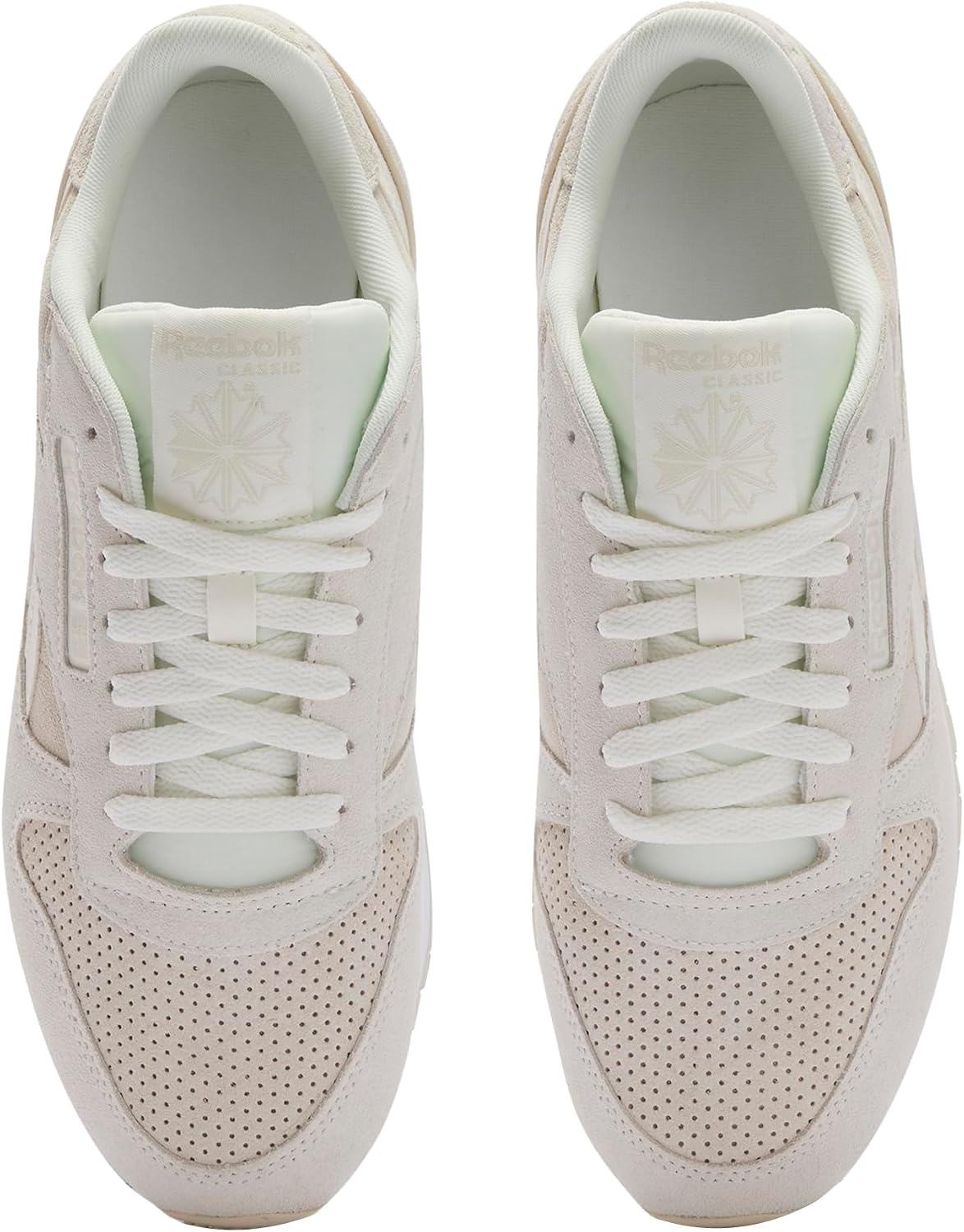 image:imageReebok Classic Nylon Womens Sneakers Casual Tennis Shoes WomenChalk Sand White