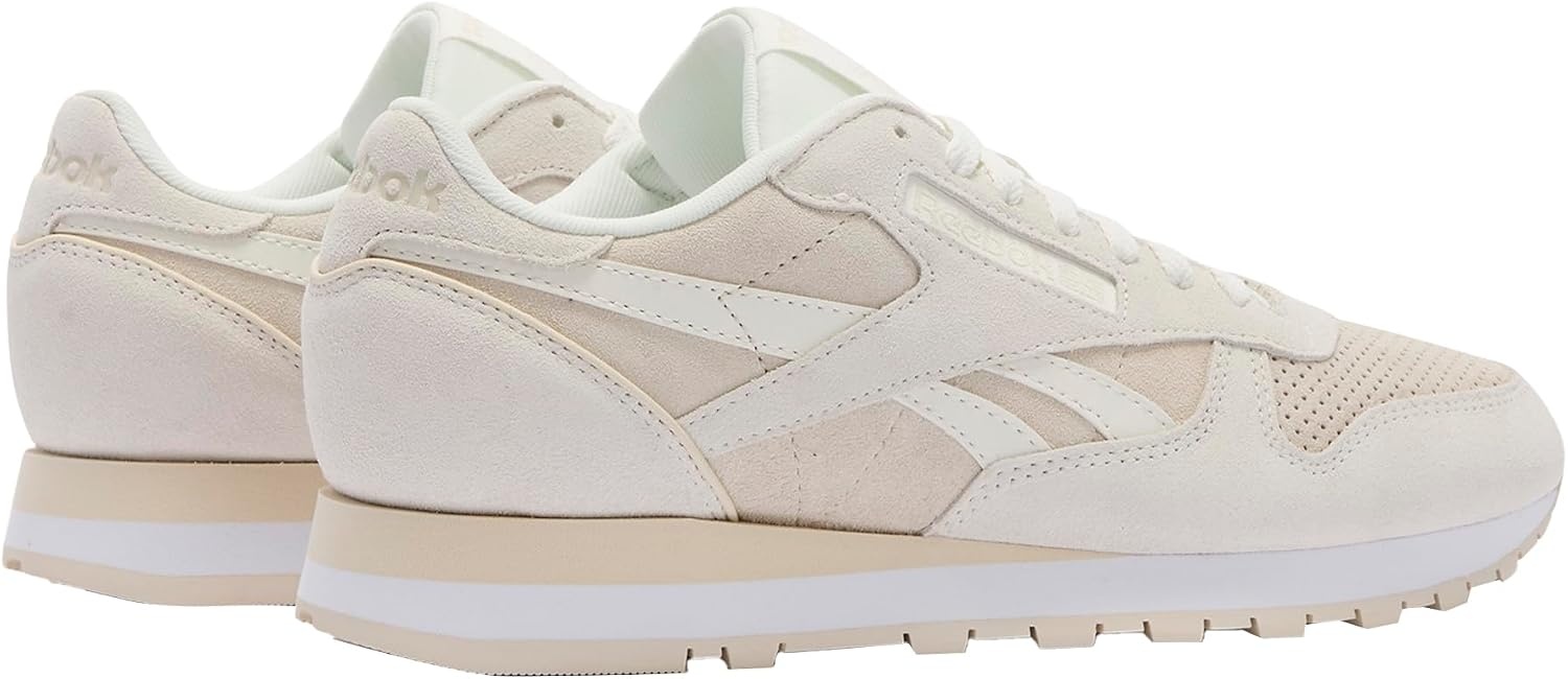 image:imageReebok Classic Nylon Womens Sneakers Casual Tennis Shoes WomenChalk Sand White