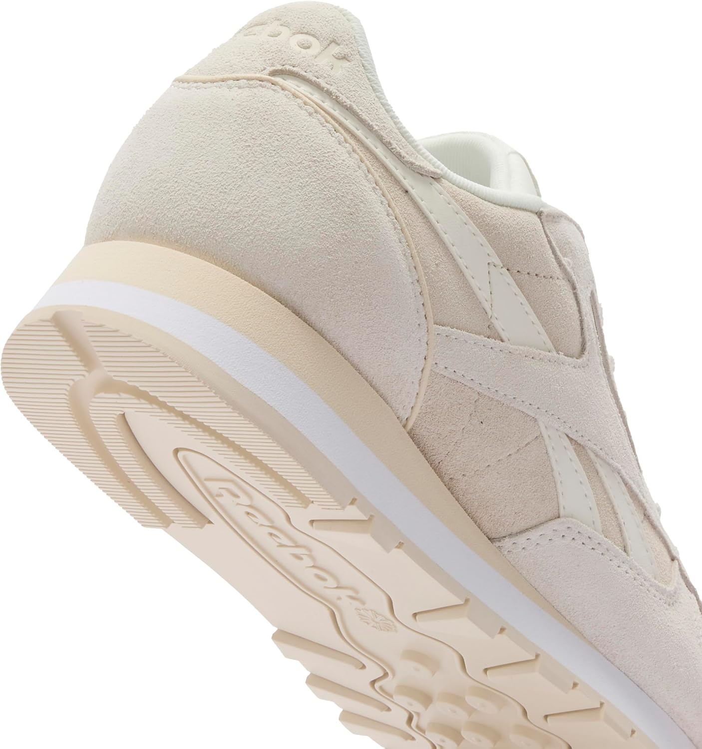 image:imageReebok Classic Nylon Womens Sneakers Casual Tennis Shoes WomenChalk Sand White