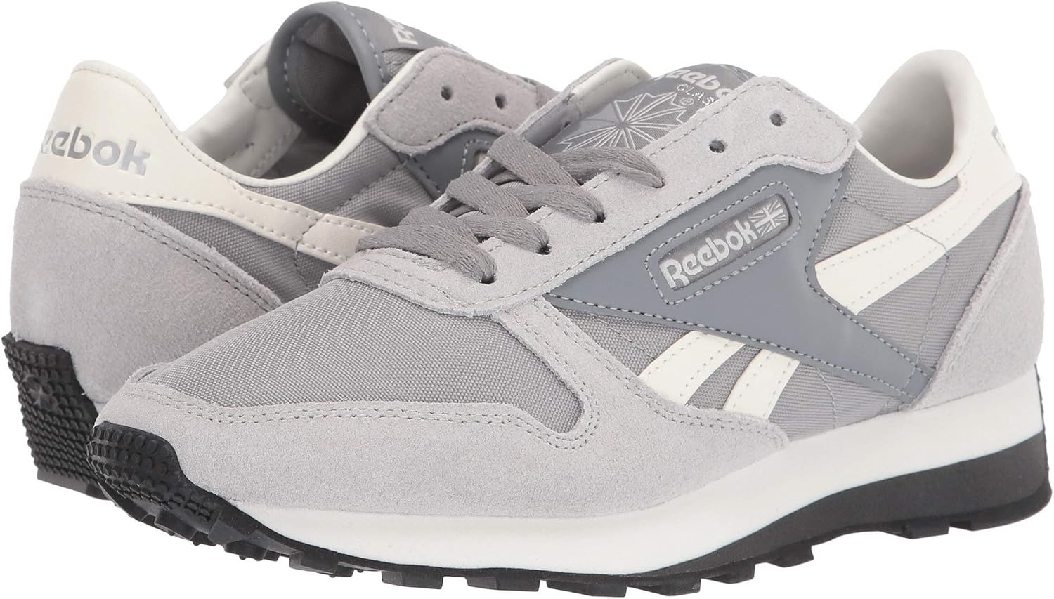 image:imageReebok Classic Nylon Womens Sneakers Casual Tennis Shoes WomenCold GreyChalk