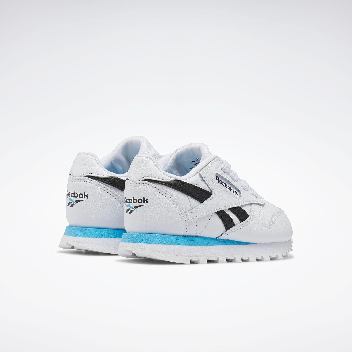 image:imageReebok Classic Nylon Womens Sneakers Casual Tennis Shoes WomenFootwear White Core Black Radiant Aqua