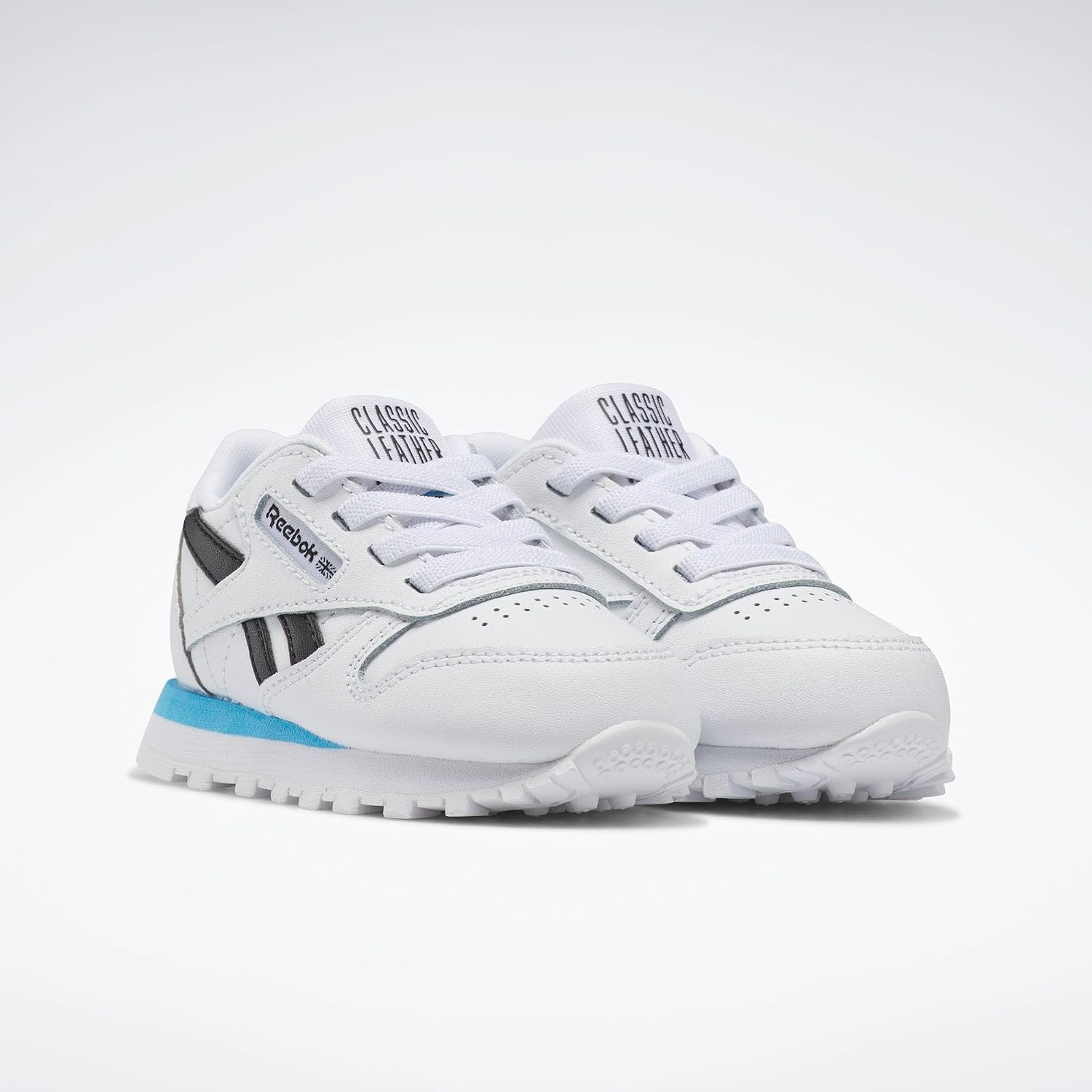 image:imageReebok Classic Nylon Womens Sneakers Casual Tennis Shoes WomenFootwear White Core Black Radiant Aqua