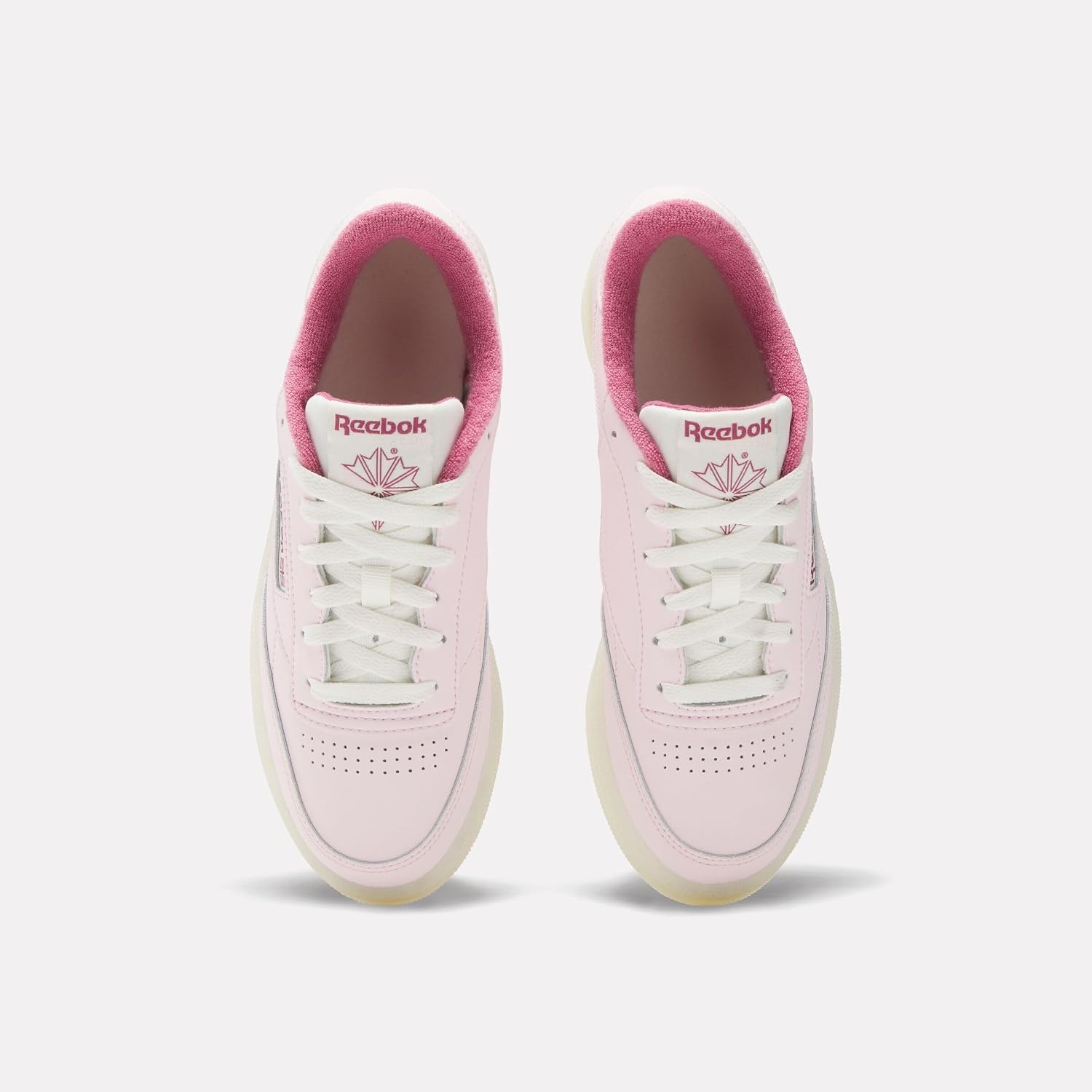 image:imageReebok Classic Nylon Womens Sneakers Casual Tennis Shoes WomenFrostedberry Studiopink Chalk