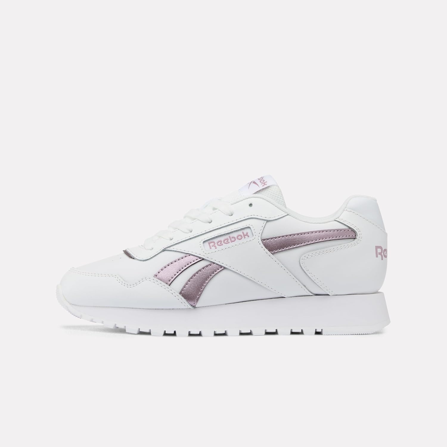 image:imageReebok Classic Nylon Womens Sneakers Casual Tennis Shoes WomenFtwrwhite Ftwrwhite Mutedmauve