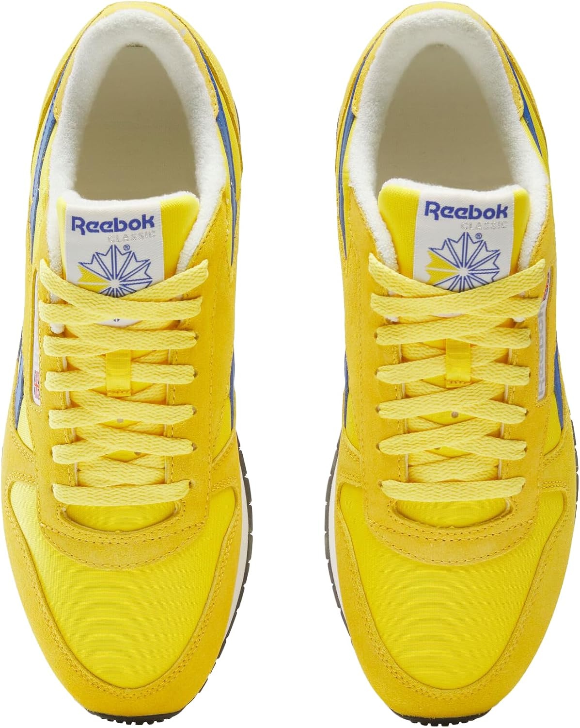 image:imageReebok Classic Nylon Womens Sneakers Casual Tennis Shoes WomenGolden Haze Optimum Blue Chalk