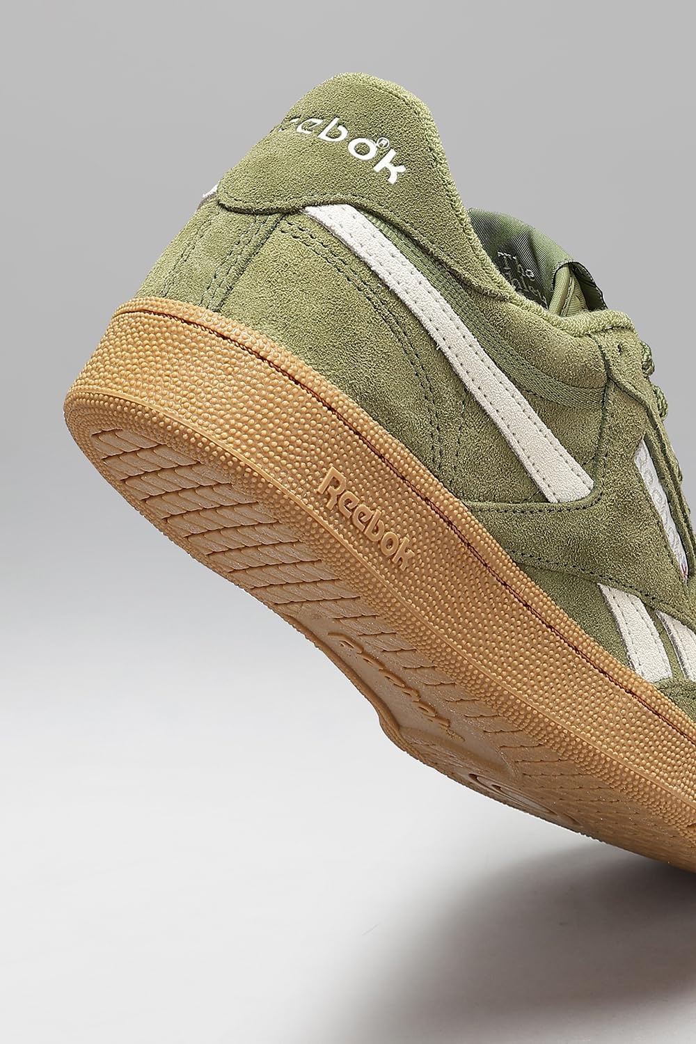image:imageReebok Classic Nylon Womens Sneakers Casual Tennis Shoes WomenGrittygreen Alabaster Gum