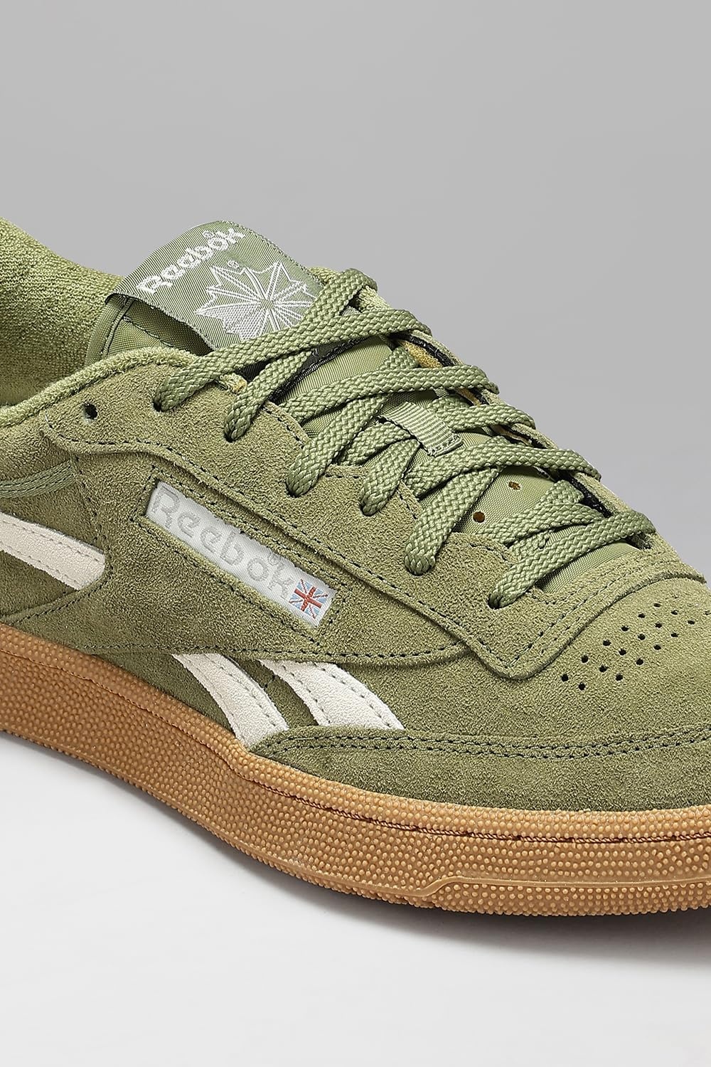 image:imageReebok Classic Nylon Womens Sneakers Casual Tennis Shoes WomenGrittygreen Alabaster Gum