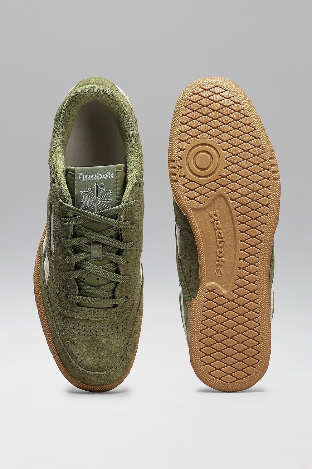 image:imageReebok Classic Nylon Womens Sneakers Casual Tennis Shoes WomenGrittygreen Alabaster Gum