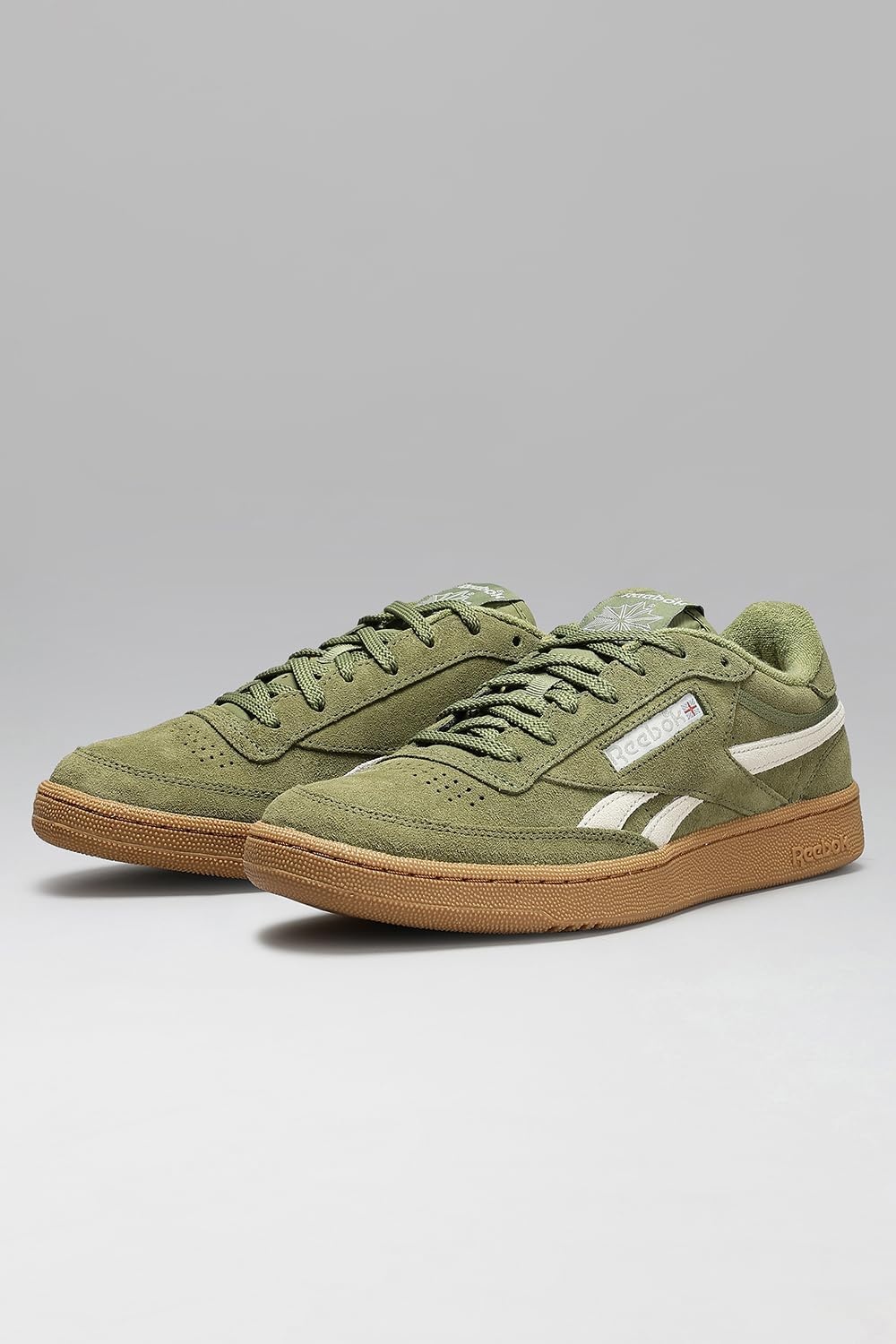 image:imageReebok Classic Nylon Womens Sneakers Casual Tennis Shoes WomenGrittygreen Alabaster Gum