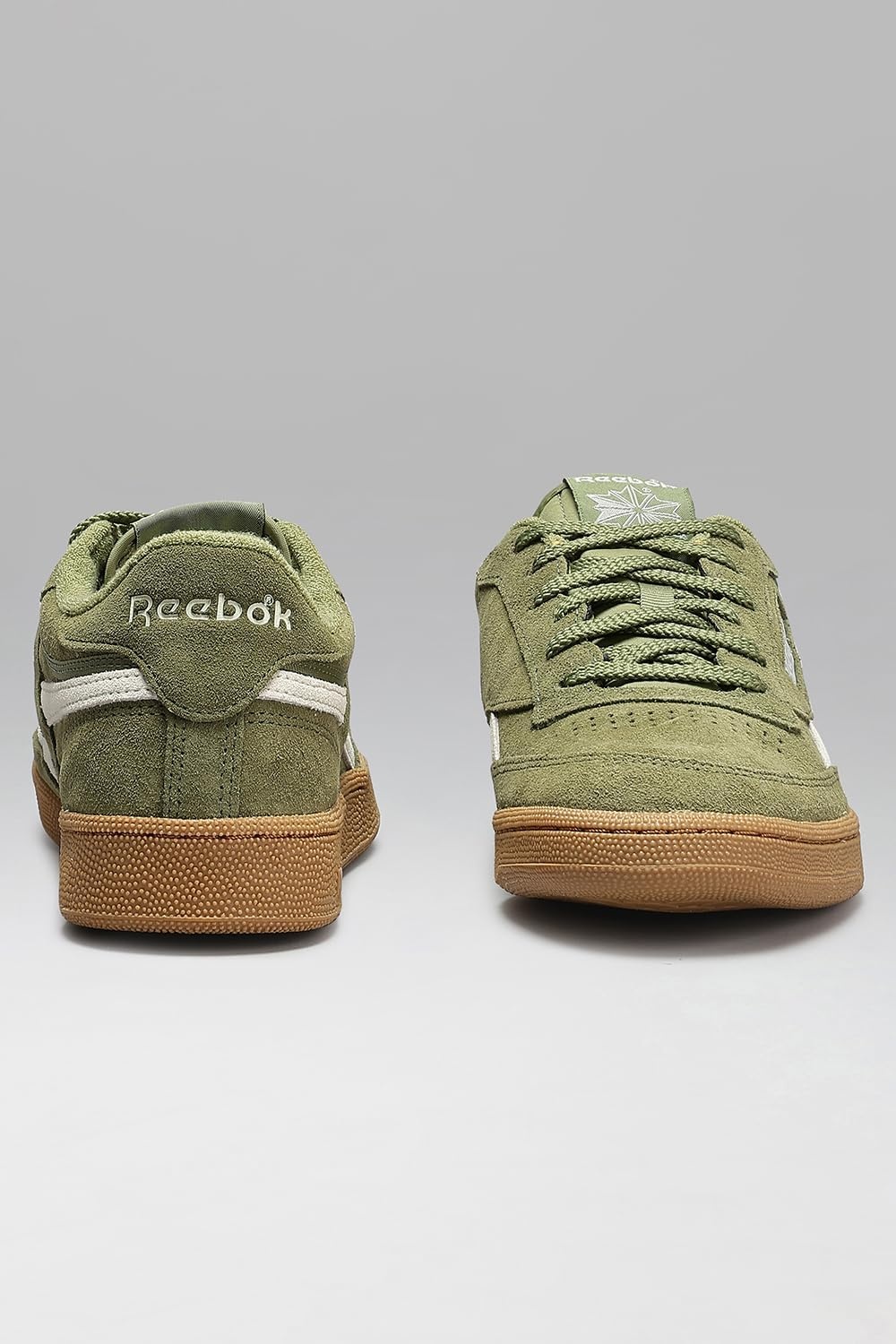 image:imageReebok Classic Nylon Womens Sneakers Casual Tennis Shoes WomenGrittygreen Alabaster Gum