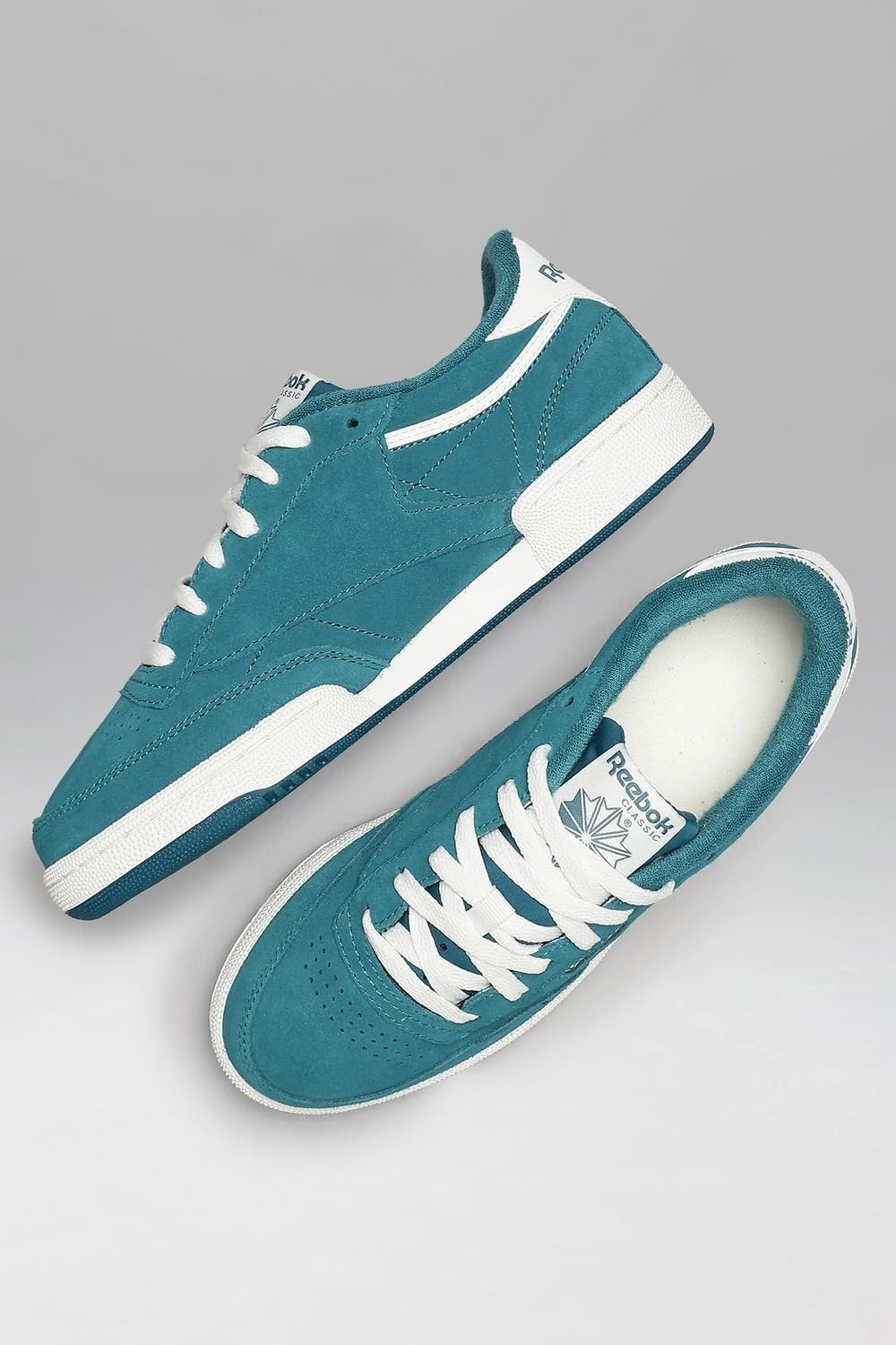 image:imageReebok Classic Nylon Womens Sneakers Casual Tennis Shoes WomenRetroteal Chalk Chalk