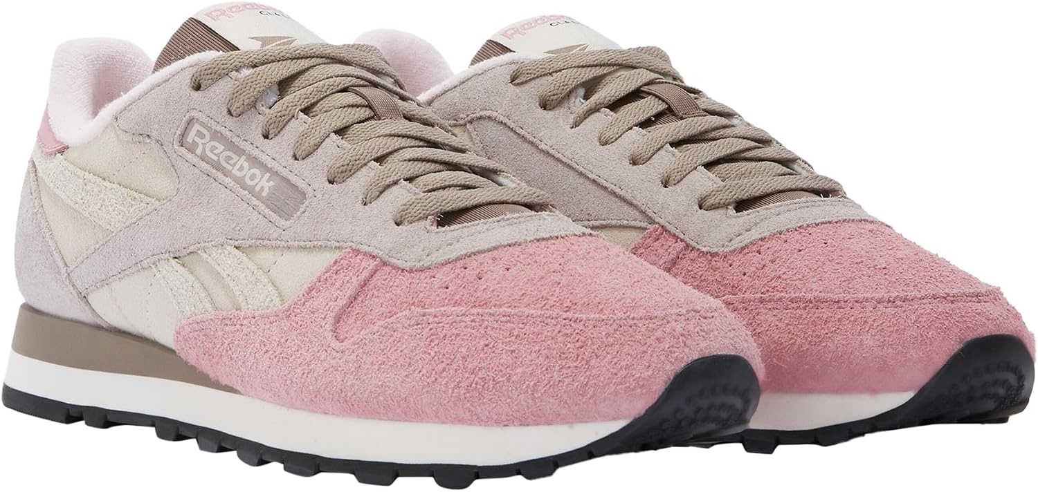image:imageReebok Classic Nylon Womens Sneakers Casual Tennis Shoes WomenSand Hazy Grey Dusty Rose
