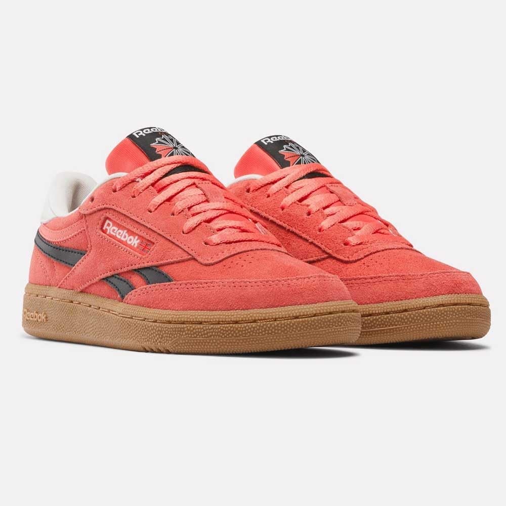 image:imageReebok Classic Nylon Womens Sneakers Casual Tennis Shoes WomenSunsetcoral Black Gum